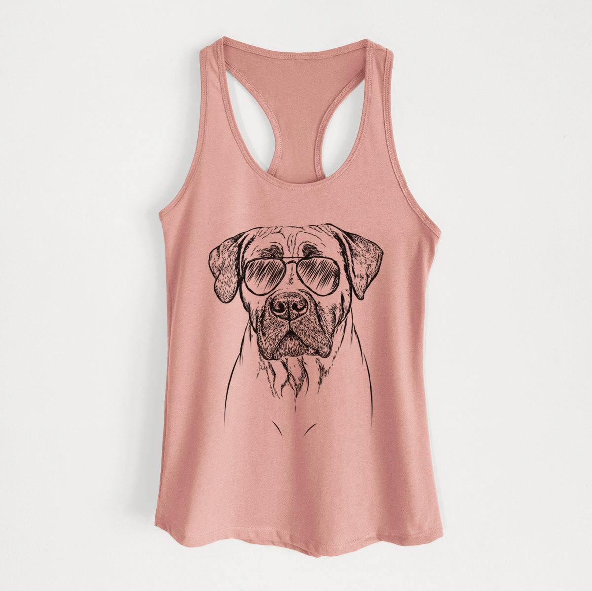 Boris the Boerboel - Women's Racerback Tanktop