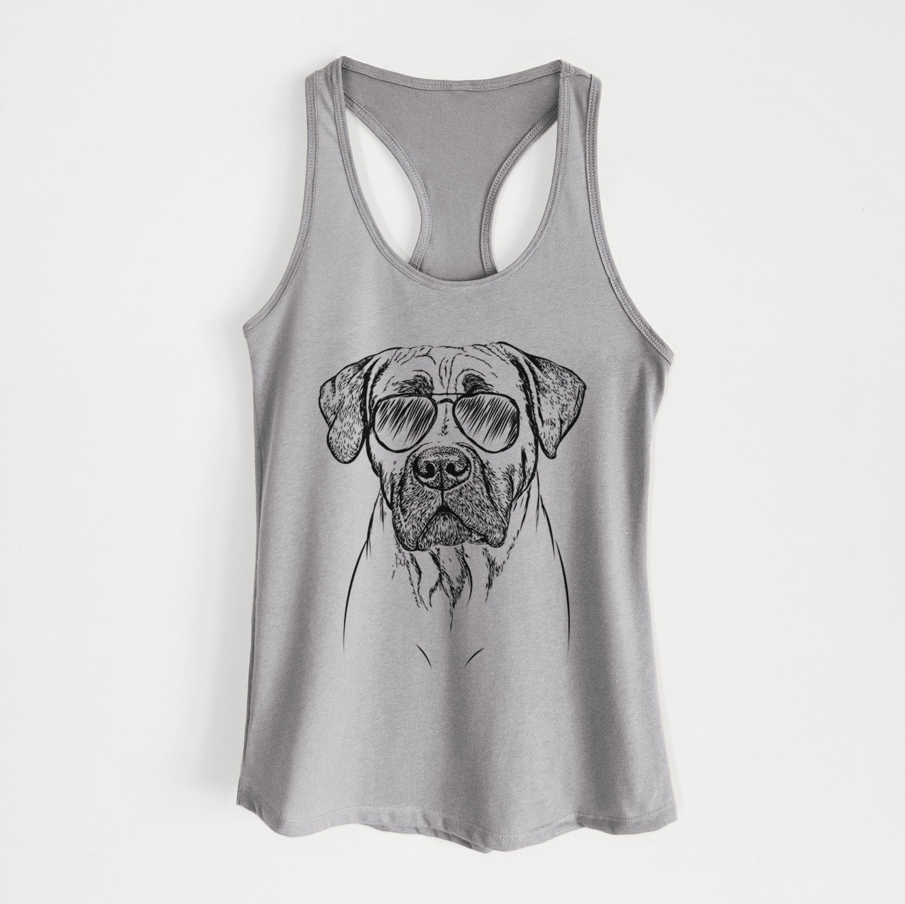 Boris the Boerboel - Women's Racerback Tanktop