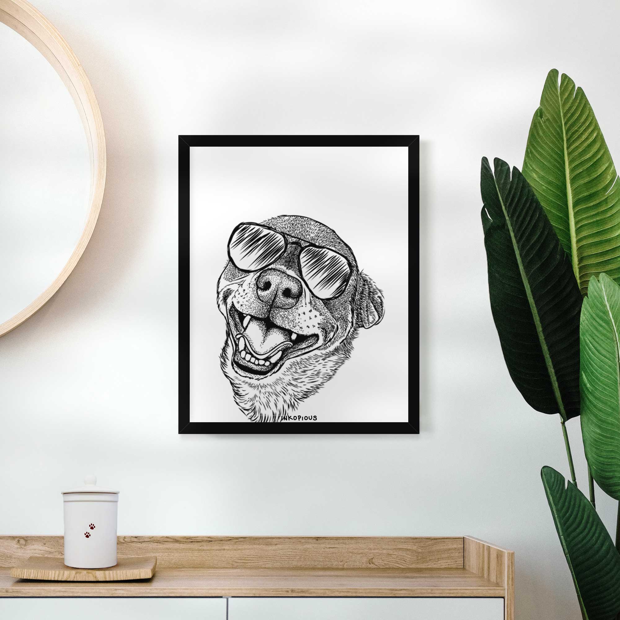 Boss the Chihuahua Art Print
