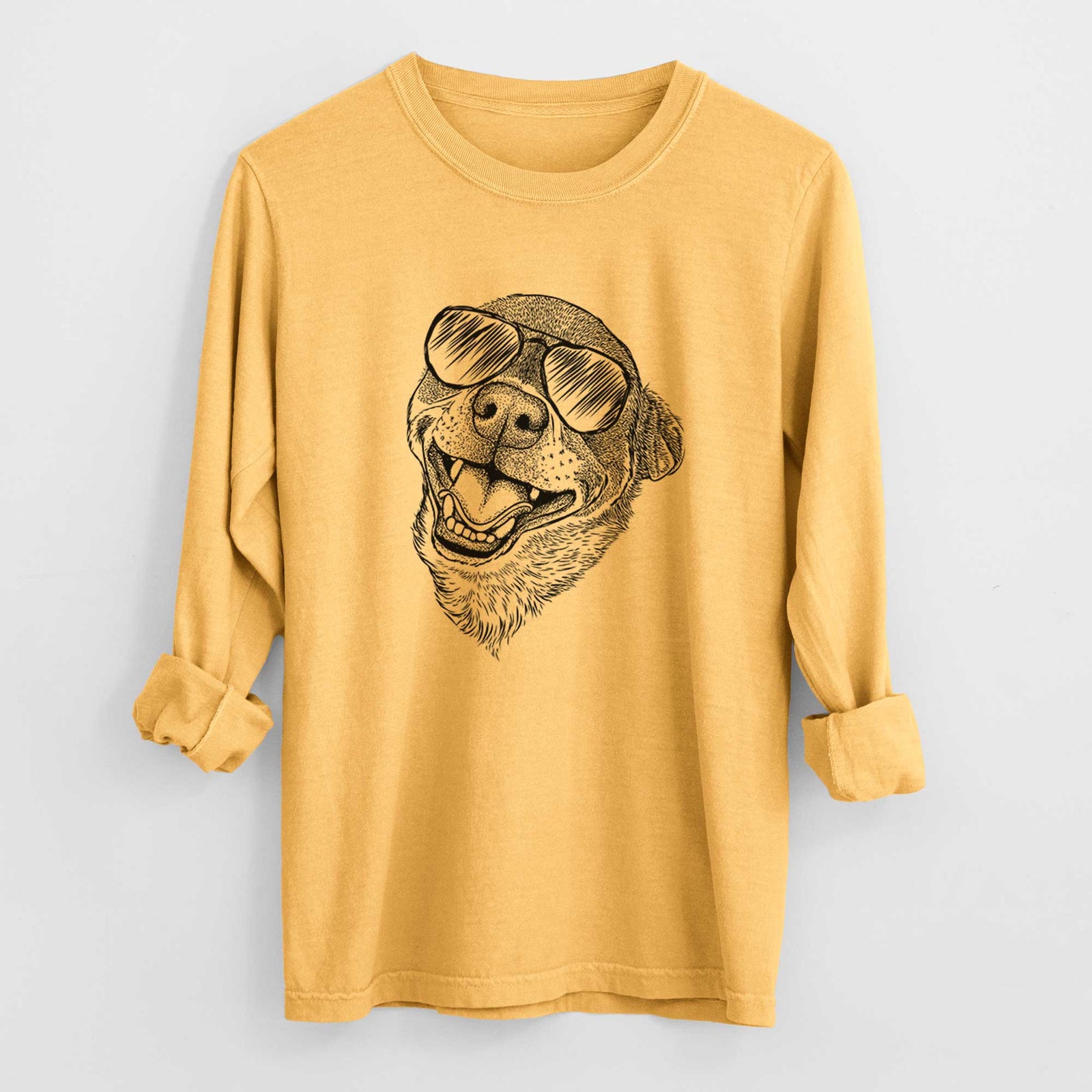 Aviators Boss the Chihuahua - Heavyweight 100% Cotton Long Sleeve