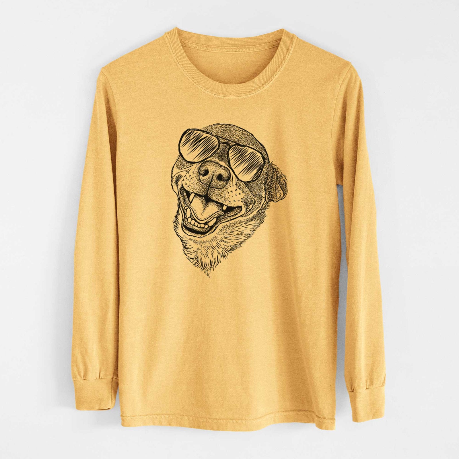 Aviators Boss the Chihuahua - Heavyweight 100% Cotton Long Sleeve