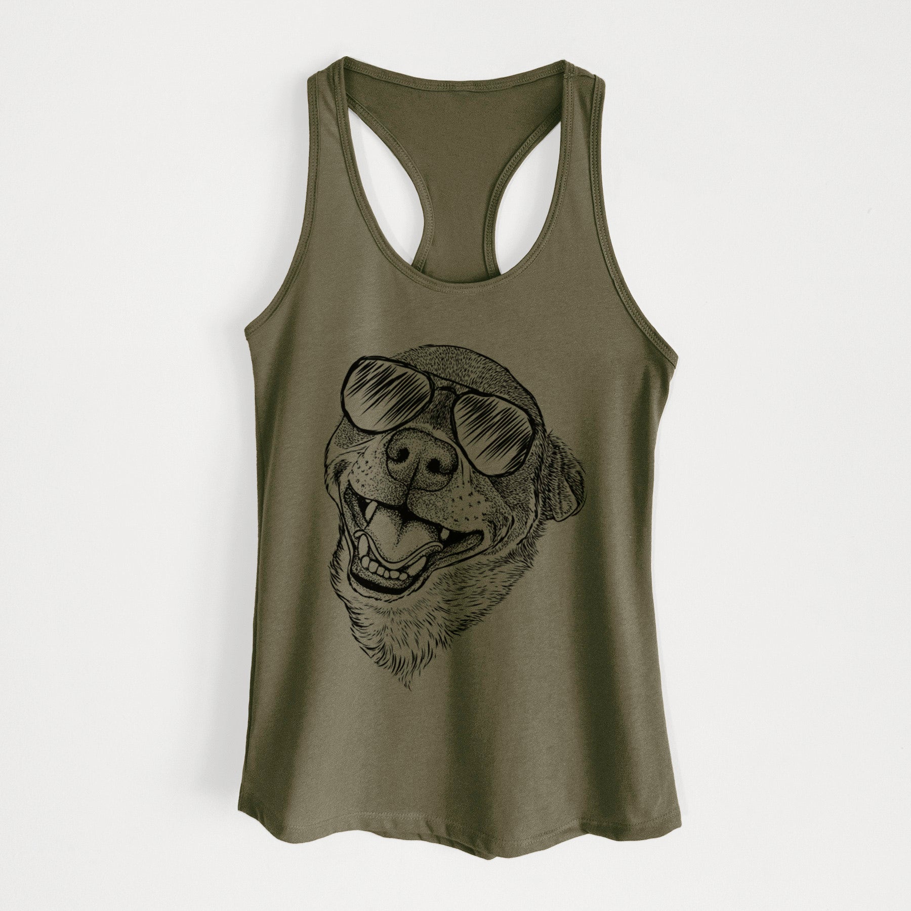 Boss the Chihuahua - Women's Racerback Tanktop