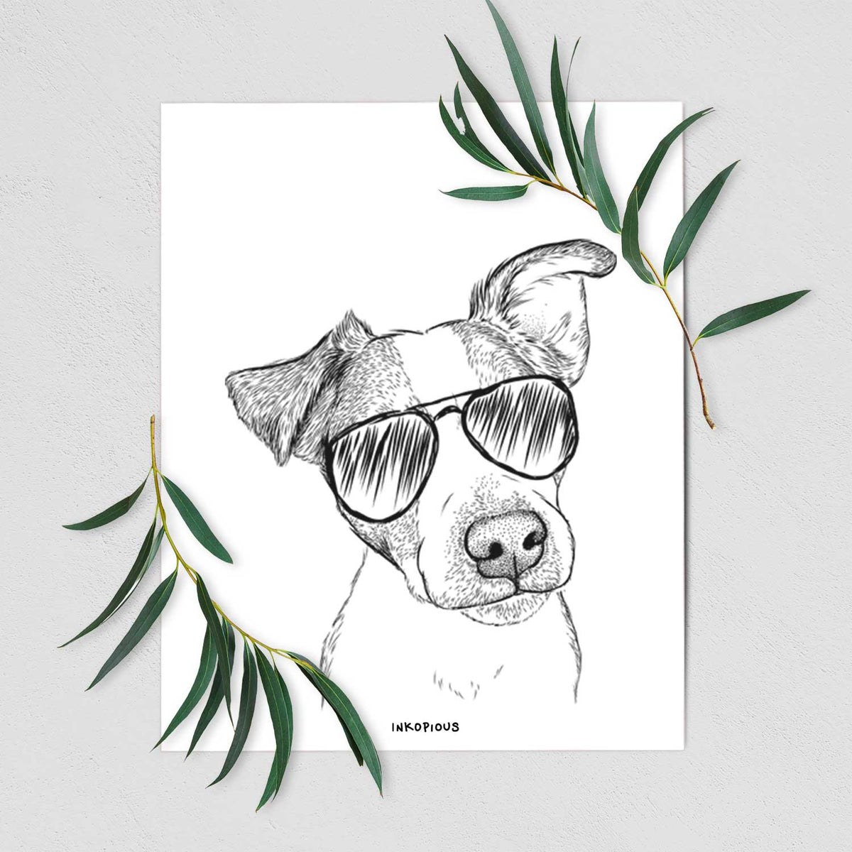 Bosse the Jack Russell Terrier Art Print