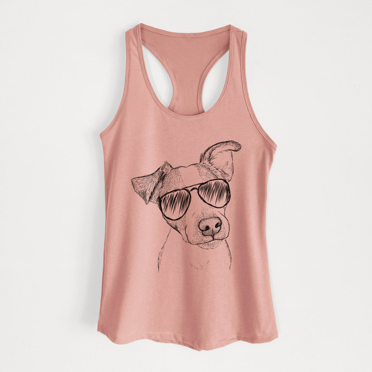 Bosse the Jack Russell Terrier - Women's Racerback Tanktop