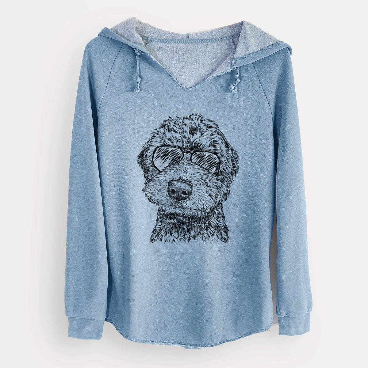 Aviator Bowser the Whoodle - Cali Wave Hooded Sweatshirt