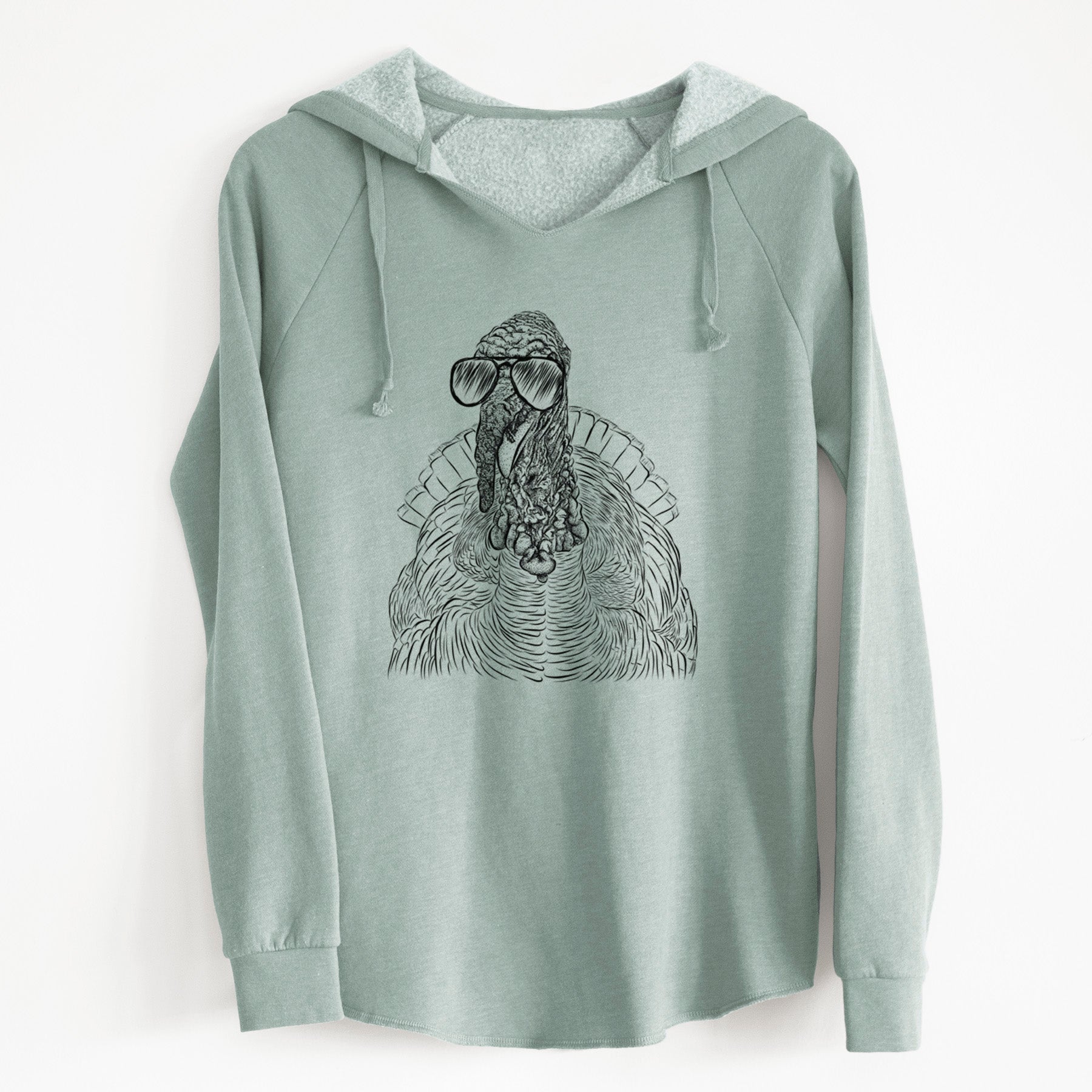 Aviator Brady the Turkey - Cali Wave Hooded Sweatshirt