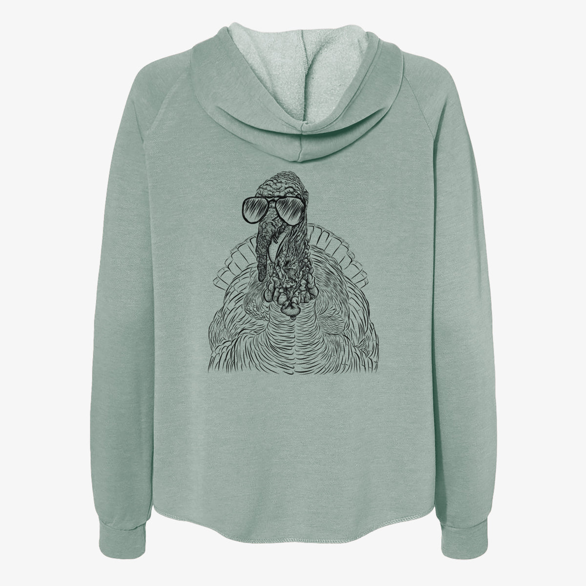 Brady the Turkey - Women's Cali Wave Zip-Up Sweatshirt