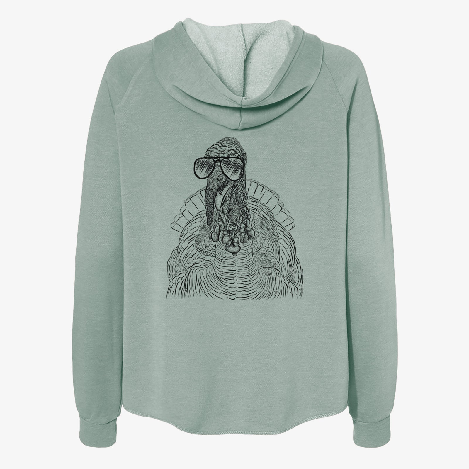 Brady the Turkey - Women's Cali Wave Zip-Up Sweatshirt