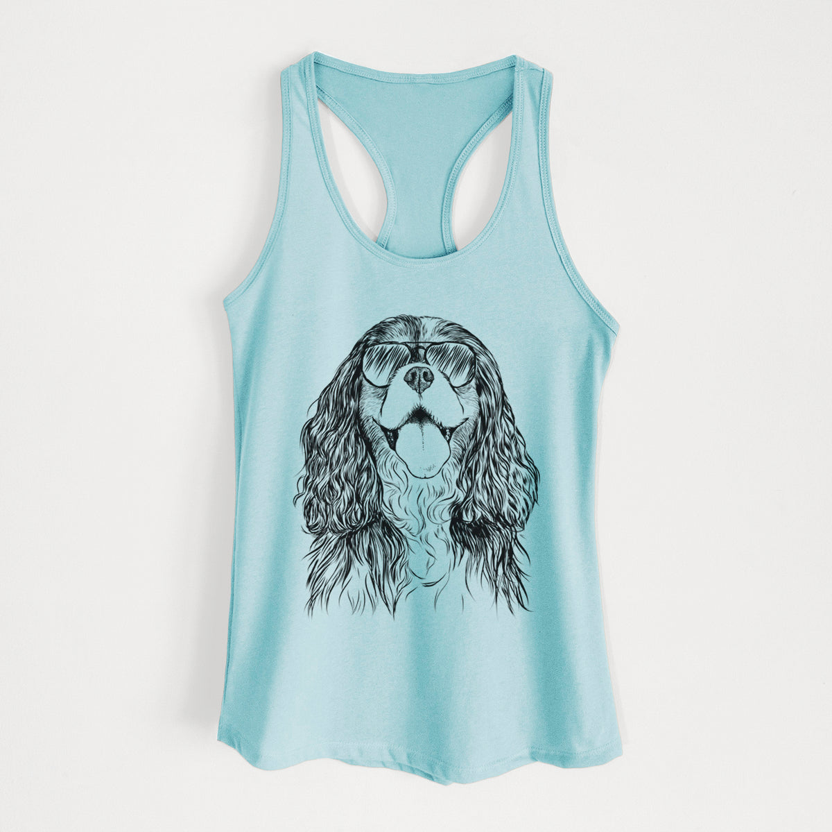 Brandy the Cavalier King Charles Spaniel - Women's Racerback Tanktop
