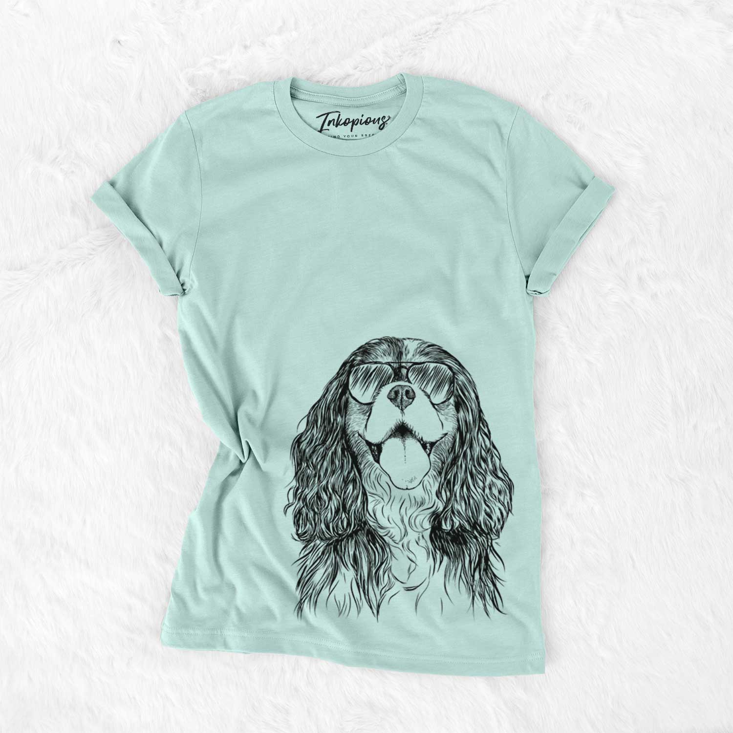 Aviator Brandy the Cavalier King Charles Spaniel - Unisex Crewneck
