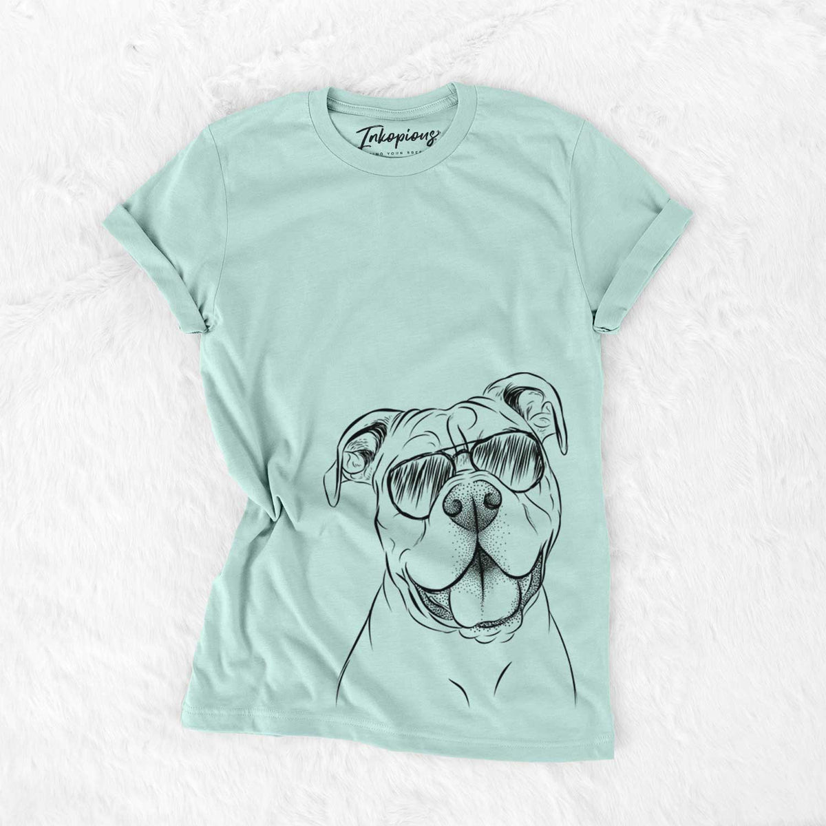 Aviator Bravo the Bulldog Mix - Unisex Crewneck