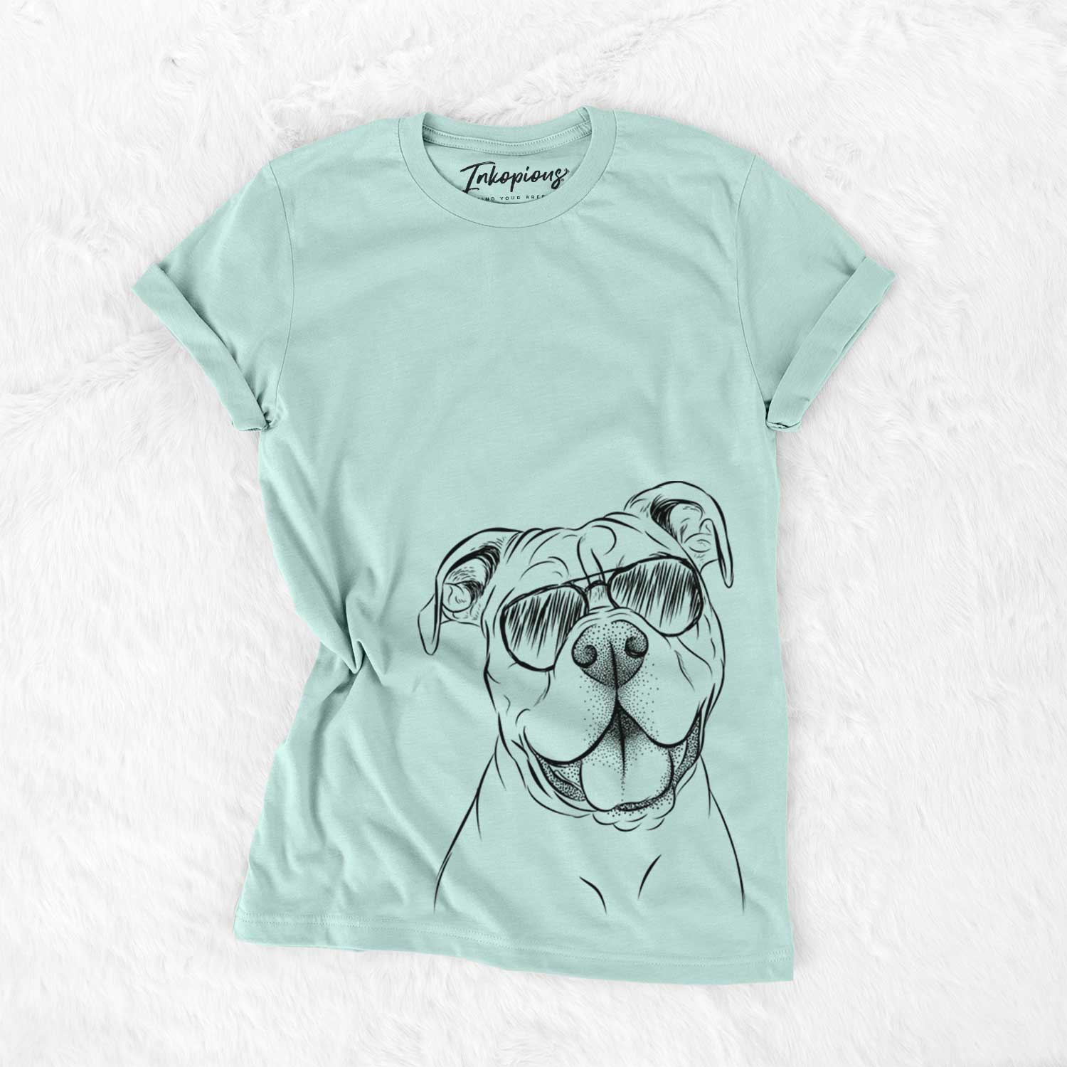 Aviator Bravo the Bulldog Mix - Unisex Crewneck