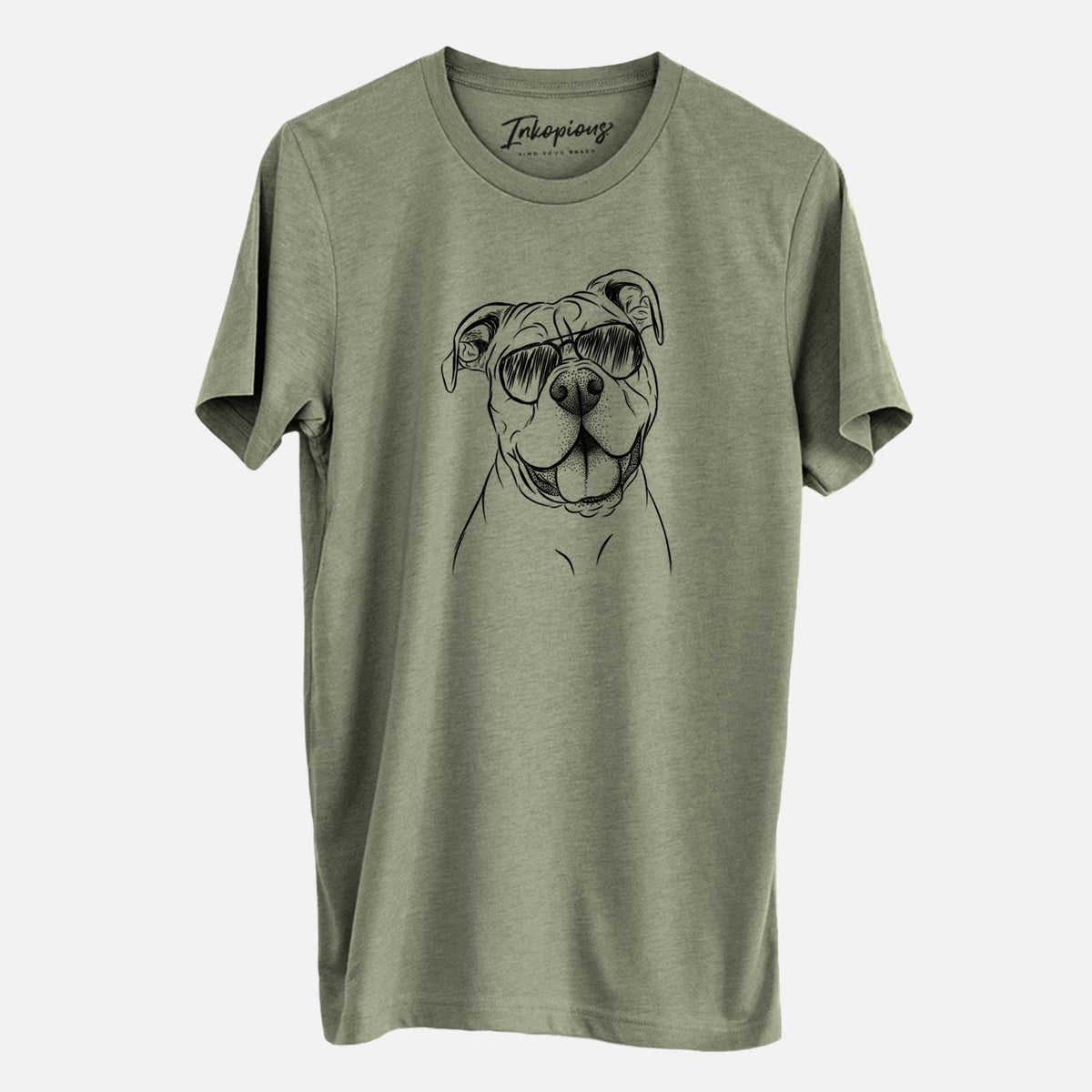 Aviator Bravo the Bulldog Mix - Unisex Crewneck