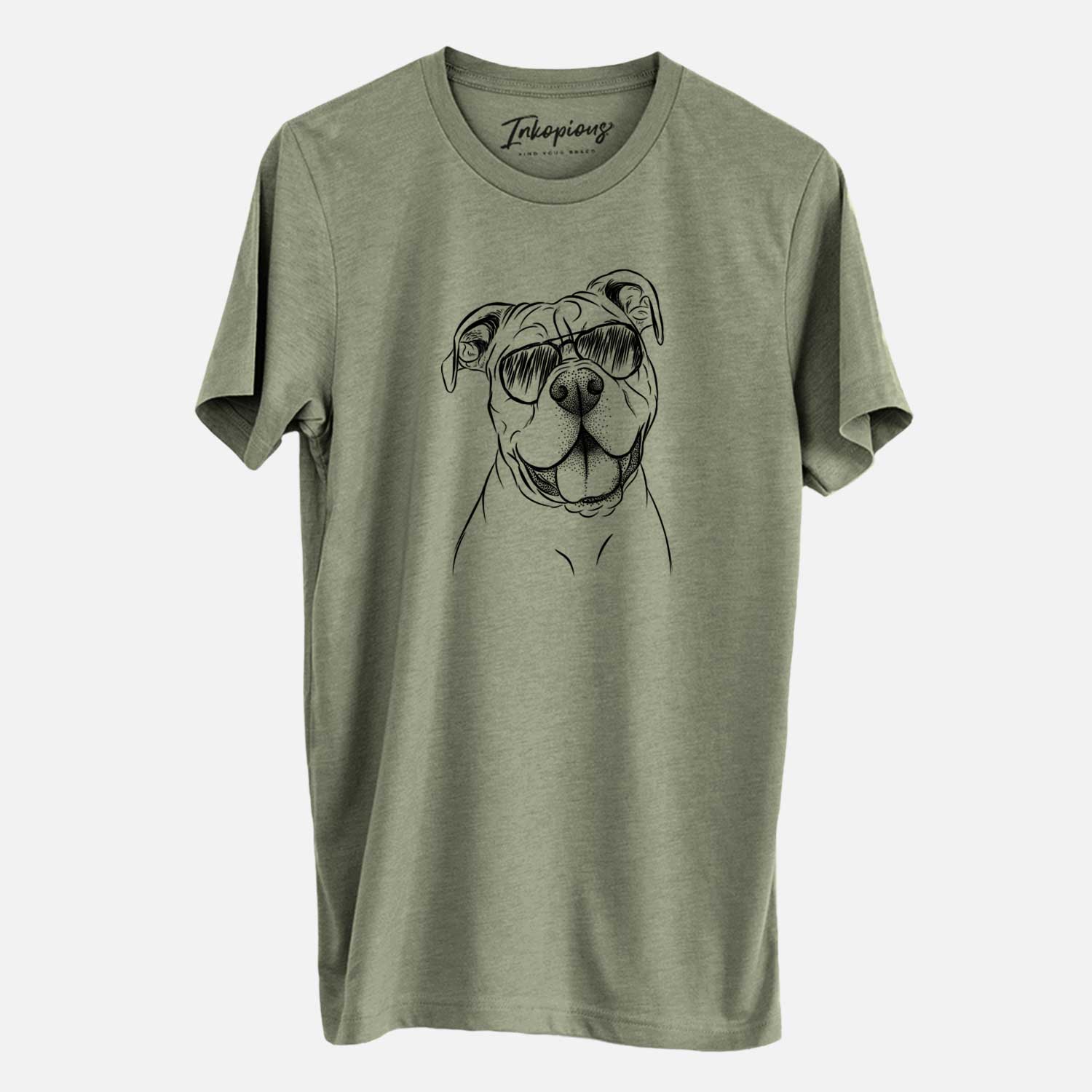 Aviator Bravo the Bulldog Mix - Unisex Crewneck