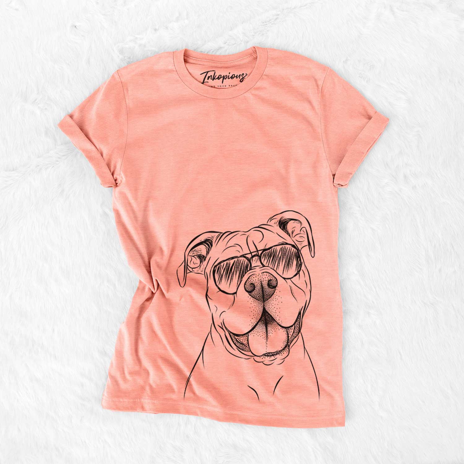 Bravo the Bulldog Mix - Bella Canvas Unisex Crewneck