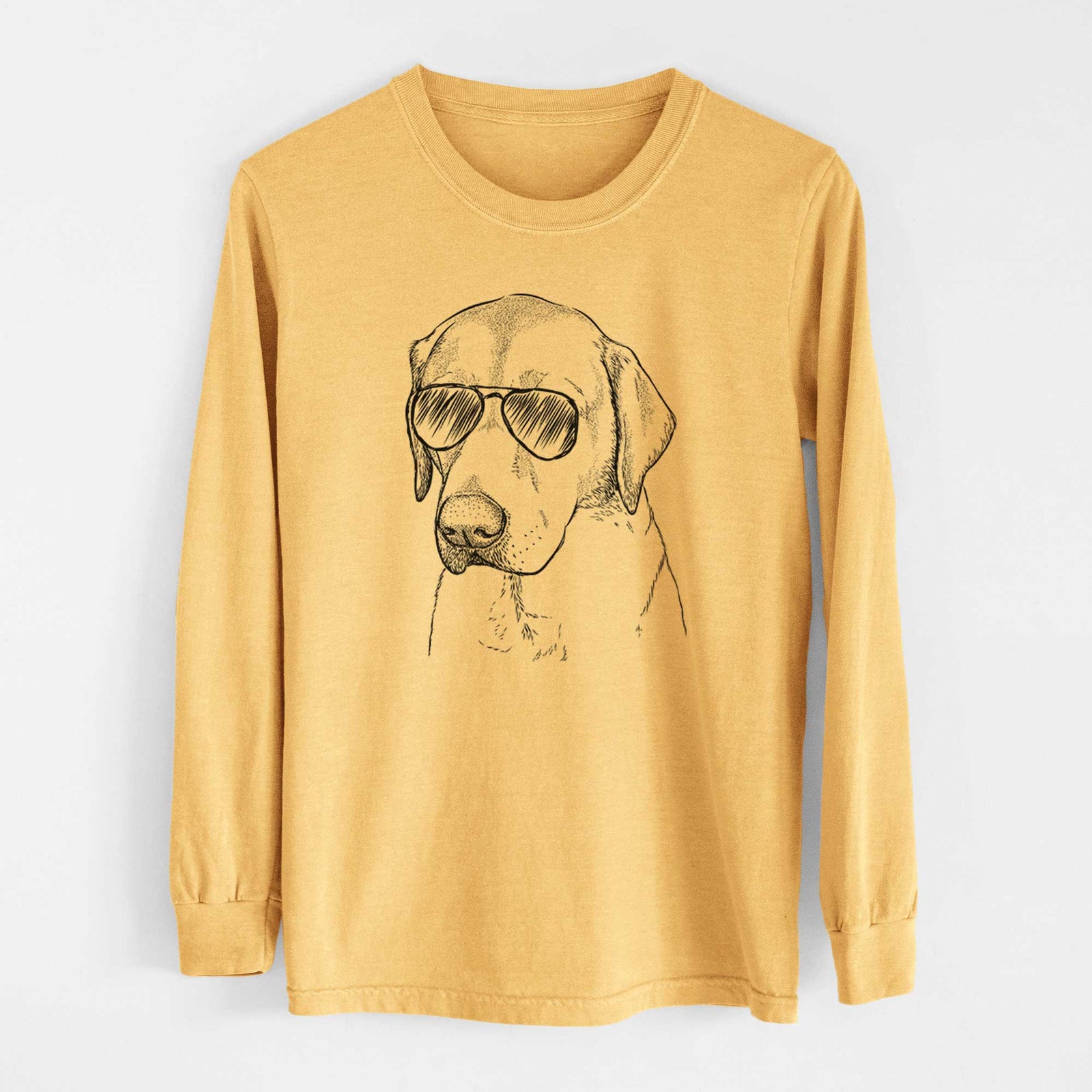 Aviators Braxton the Yellow Lab - Heavyweight 100% Cotton Long Sleeve