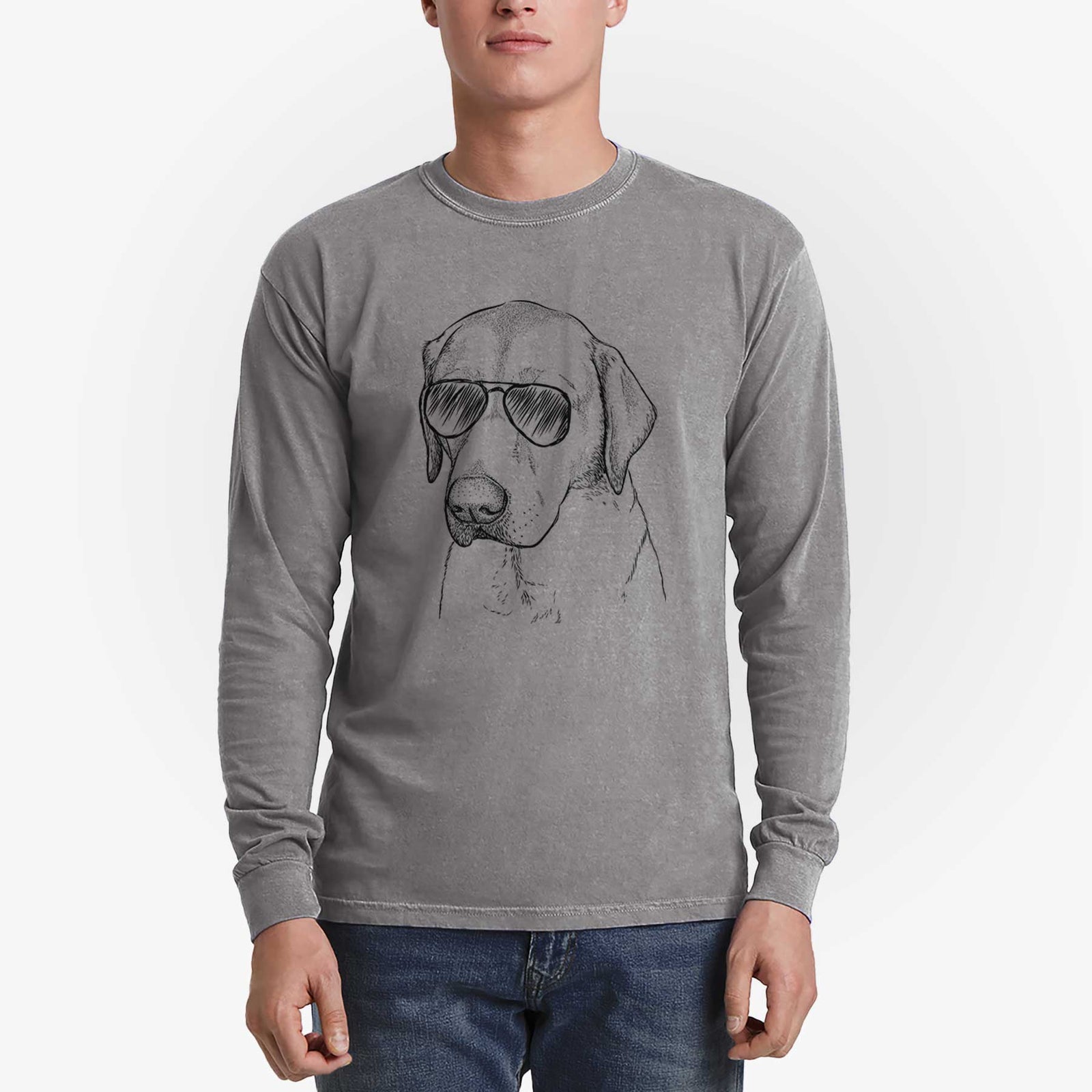 Aviators Braxton the Yellow Lab - Heavyweight 100% Cotton Long Sleeve