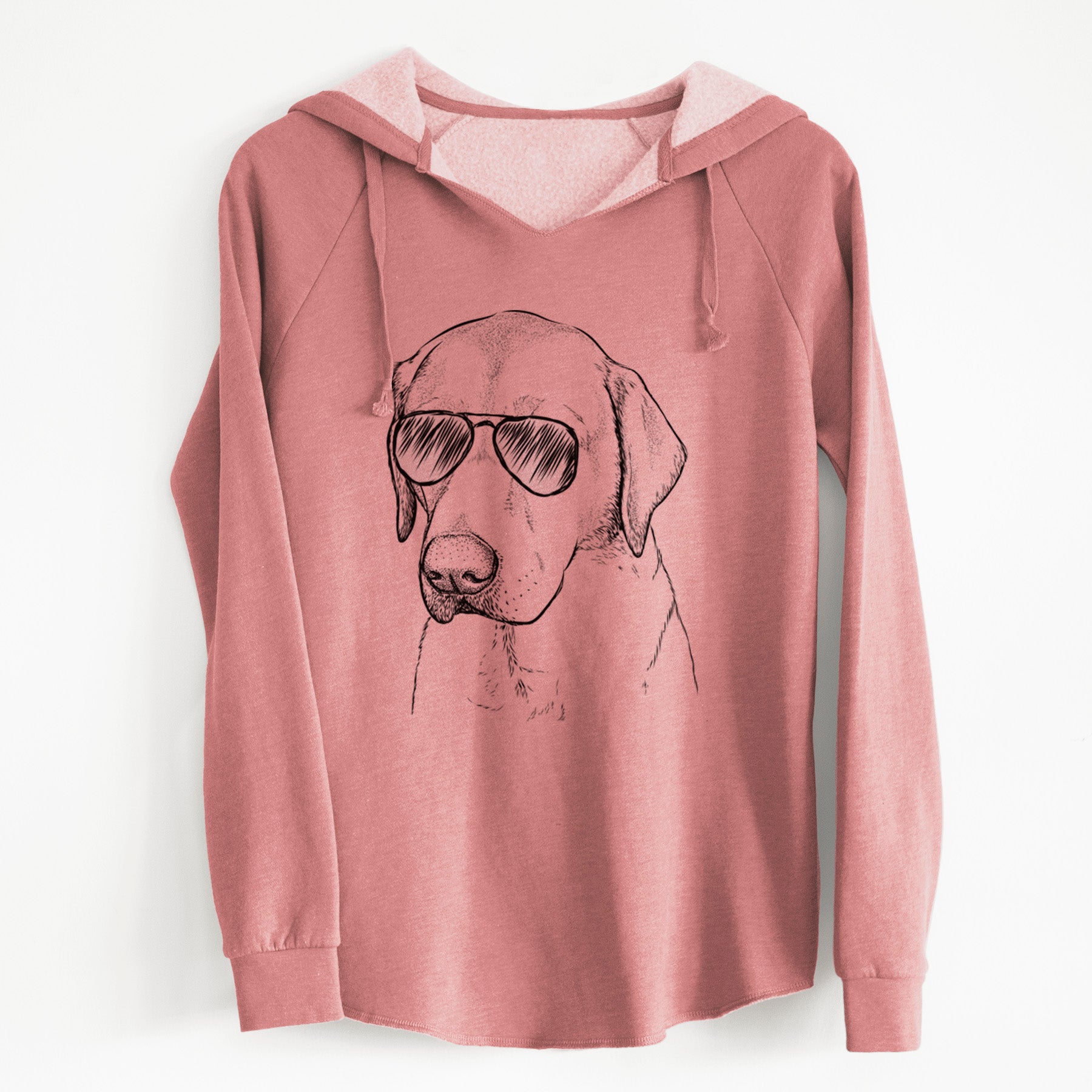 Aviator Braxton the Yellow Lab - Cali Wave Hooded Sweatshirt