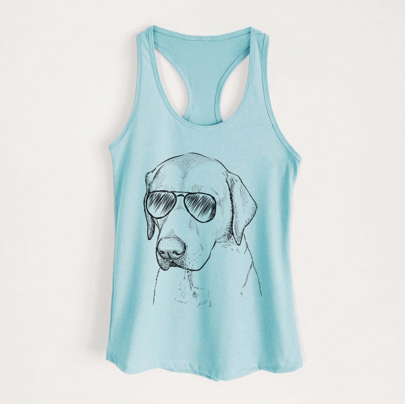 Braxton the Yellow Lab - Women's Racerback Tanktop