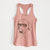 Braxton the Yellow Lab - Women's Racerback Tanktop