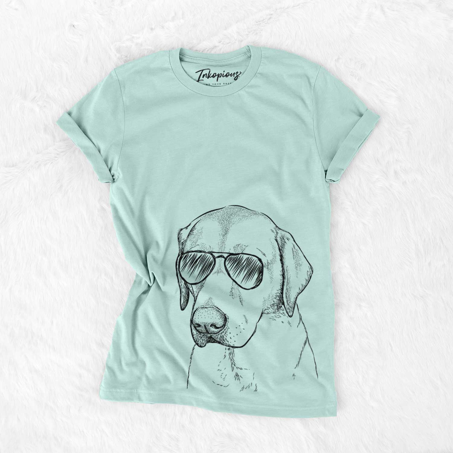 Aviator Braxton the Yellow Lab - Unisex Crewneck