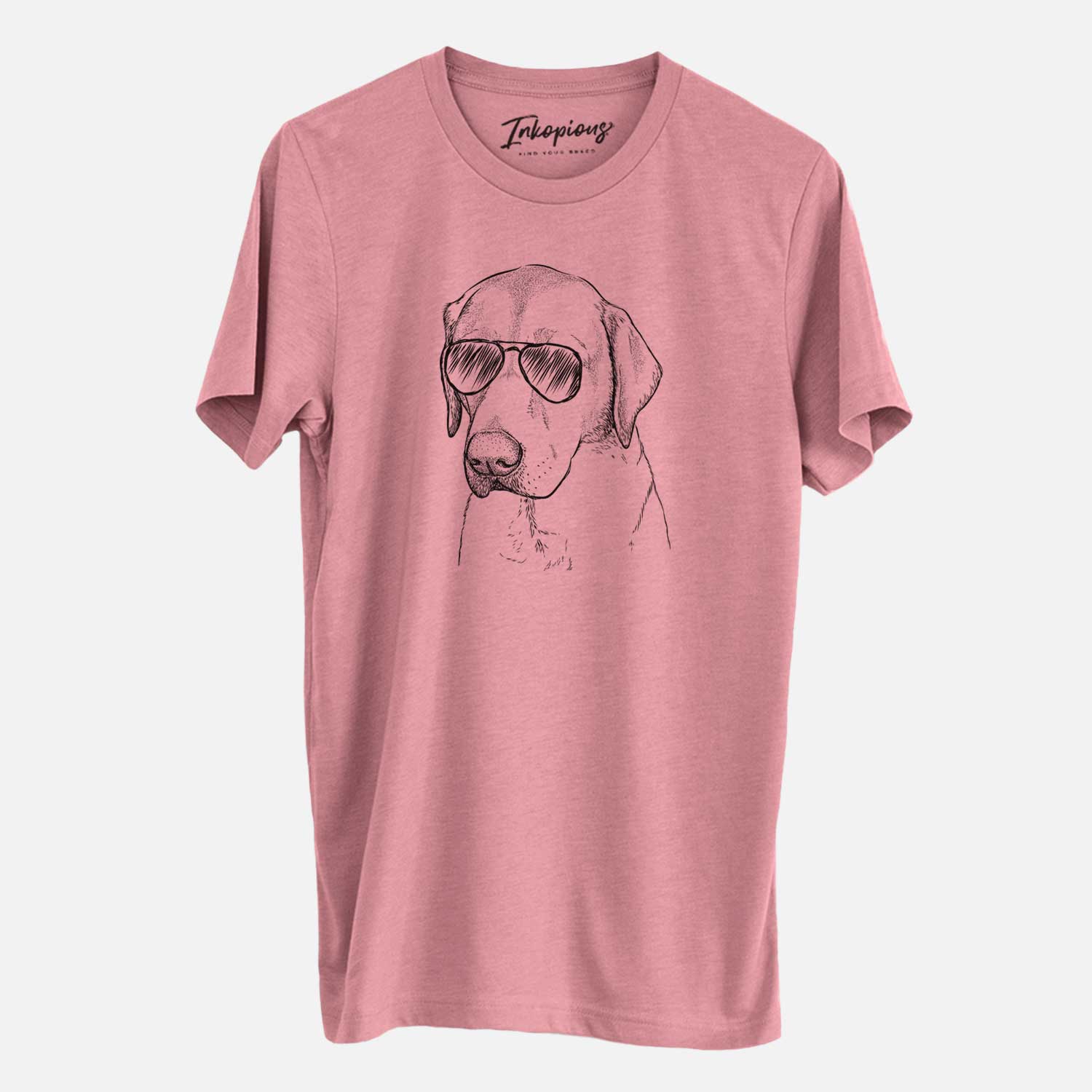 Aviator Braxton the Yellow Lab - Unisex Crewneck