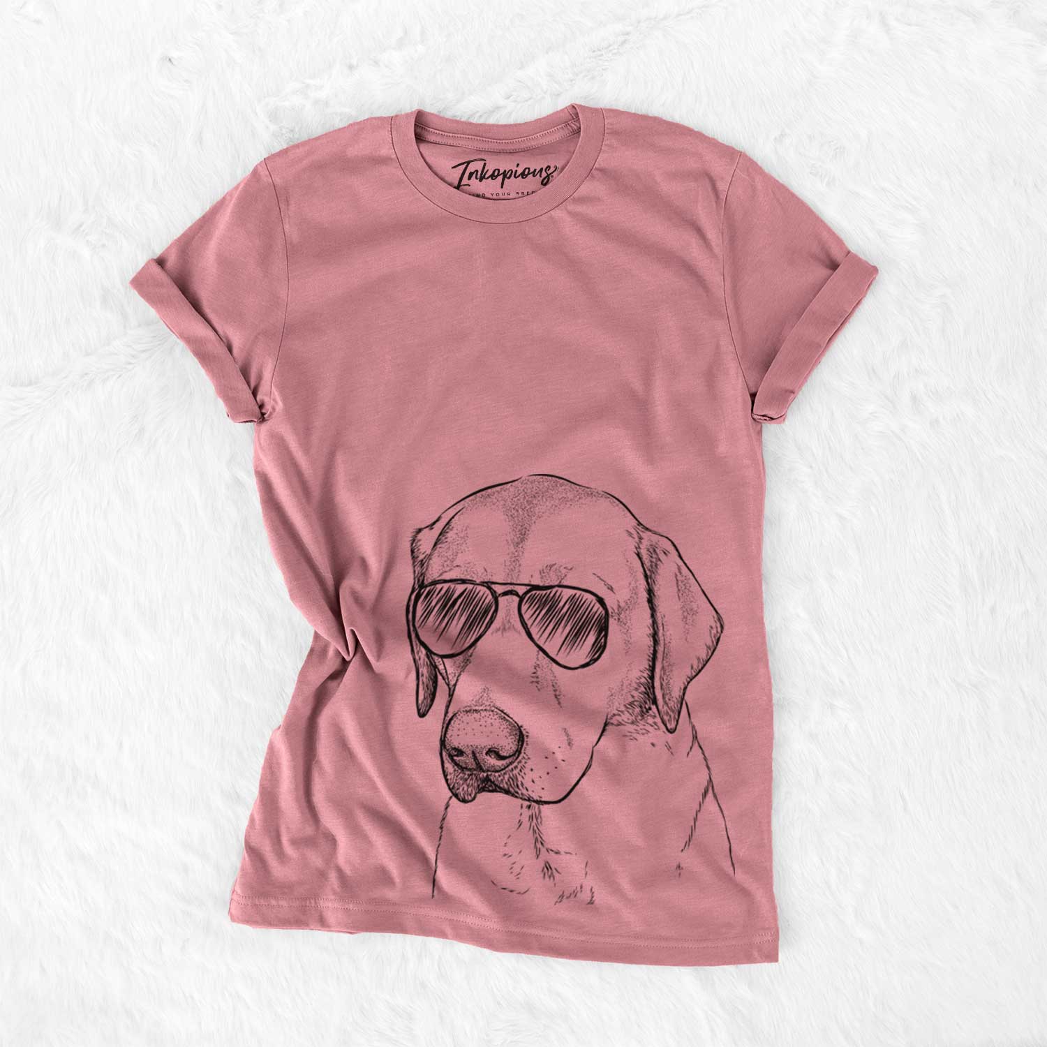 Aviator Braxton the Yellow Lab - Unisex Crewneck