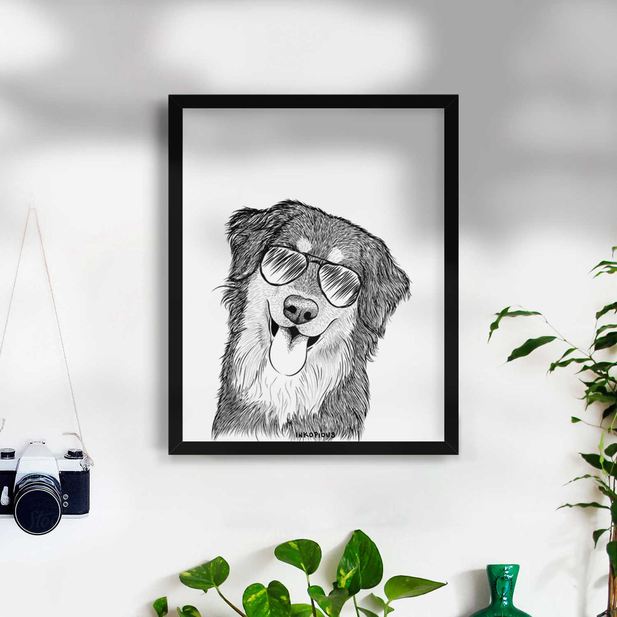 Brodie the Golden Aussie Art Print