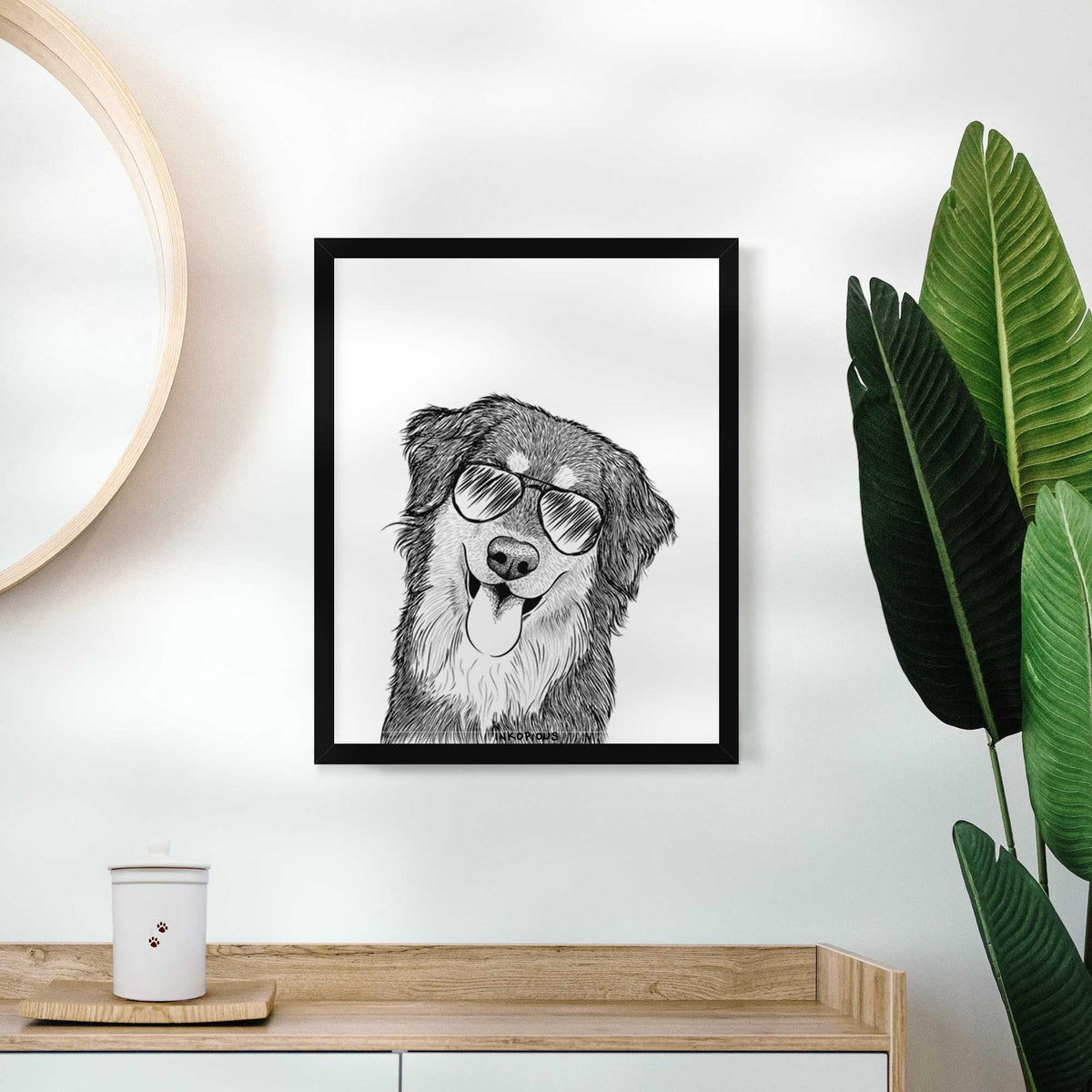 Brodie the Golden Aussie Art Print