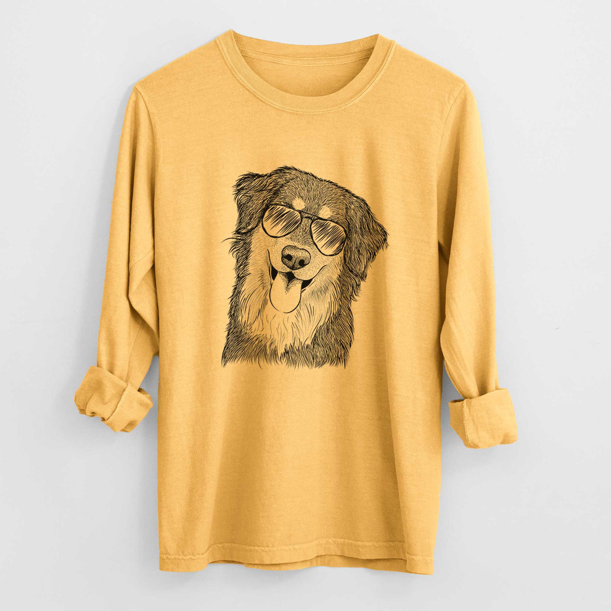 Aviators Brodie the Golden Aussie - Heavyweight 100% Cotton Long Sleeve