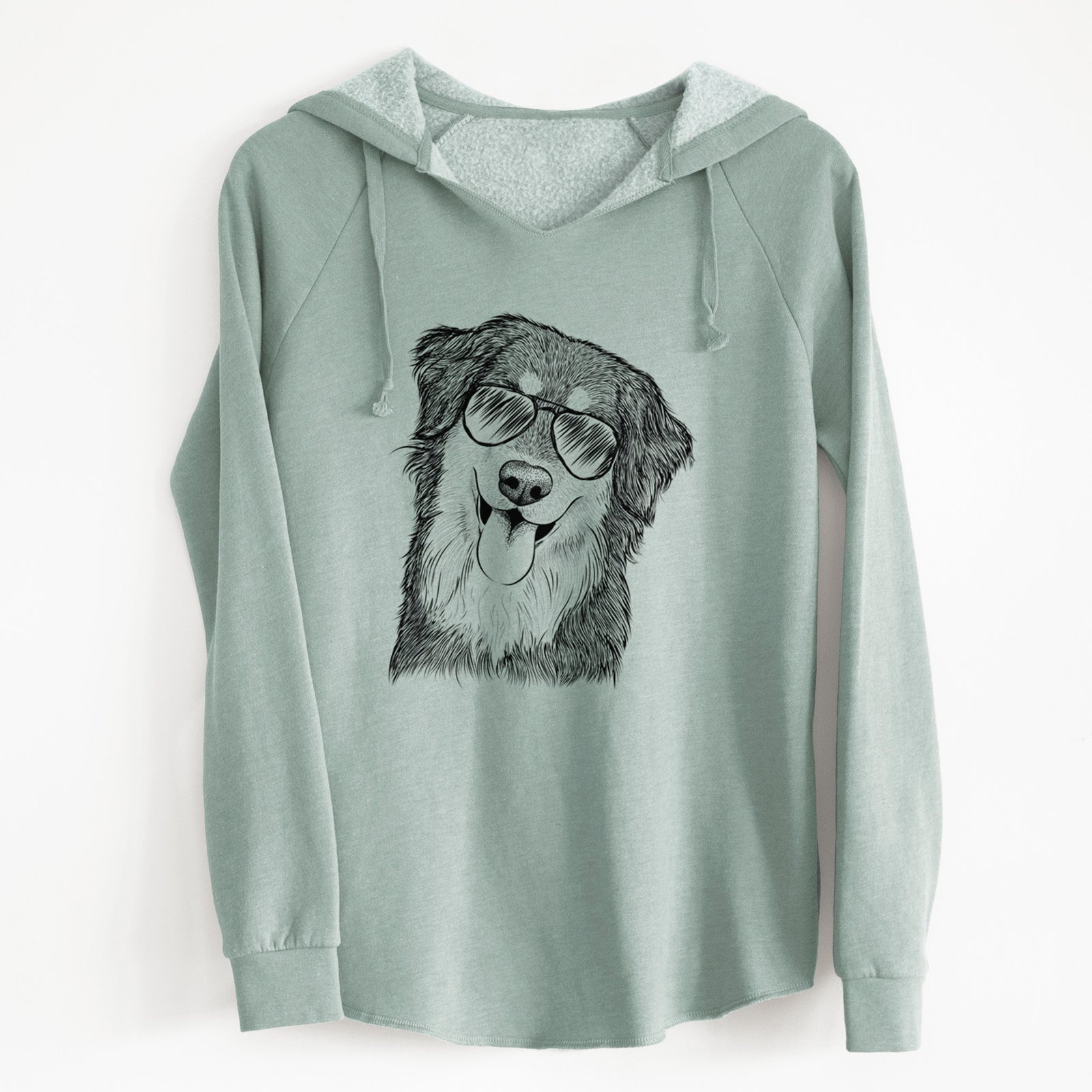 Aviator Brodie the Golden Aussie - Cali Wave Hooded Sweatshirt