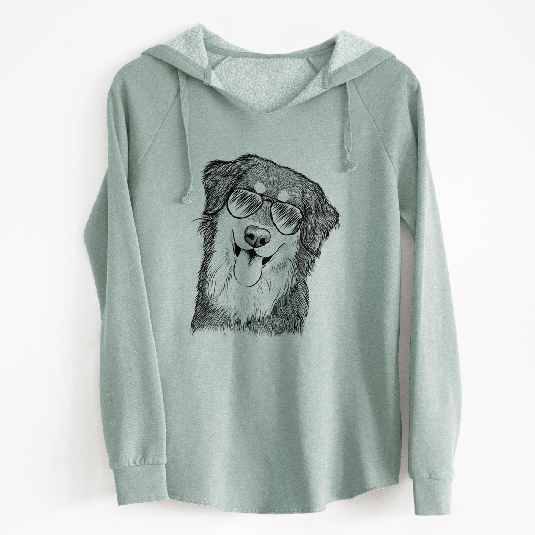Aviator Brodie the Golden Aussie - Cali Wave Hooded Sweatshirt