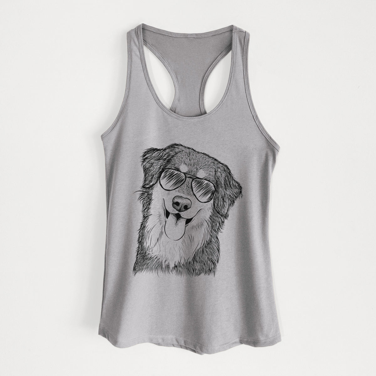 Brodie the Golden Aussie - Women's Racerback Tanktop