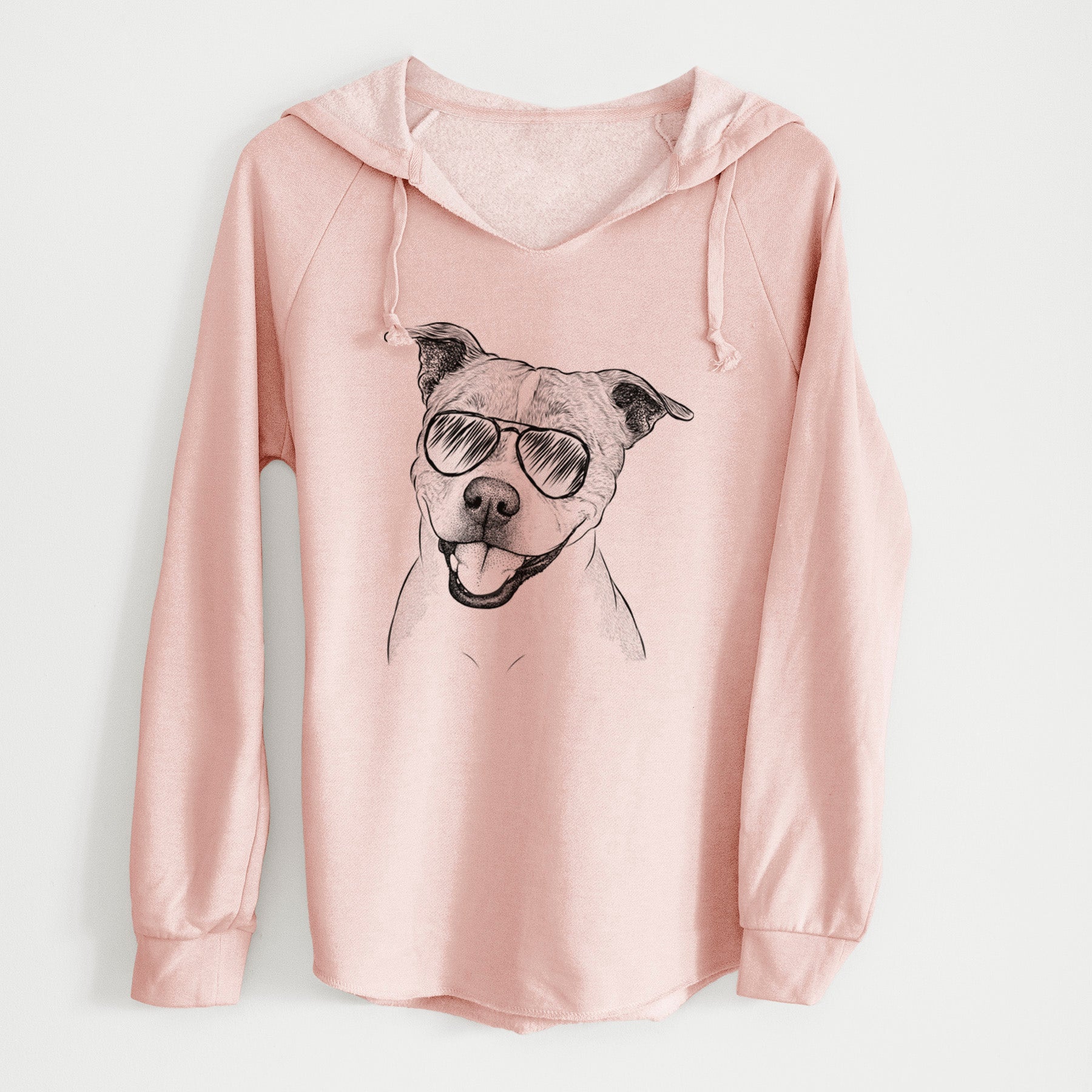 Aviator BrookLyn the Staffordshire Bull Terrier - Cali Wave Hooded Sweatshirt