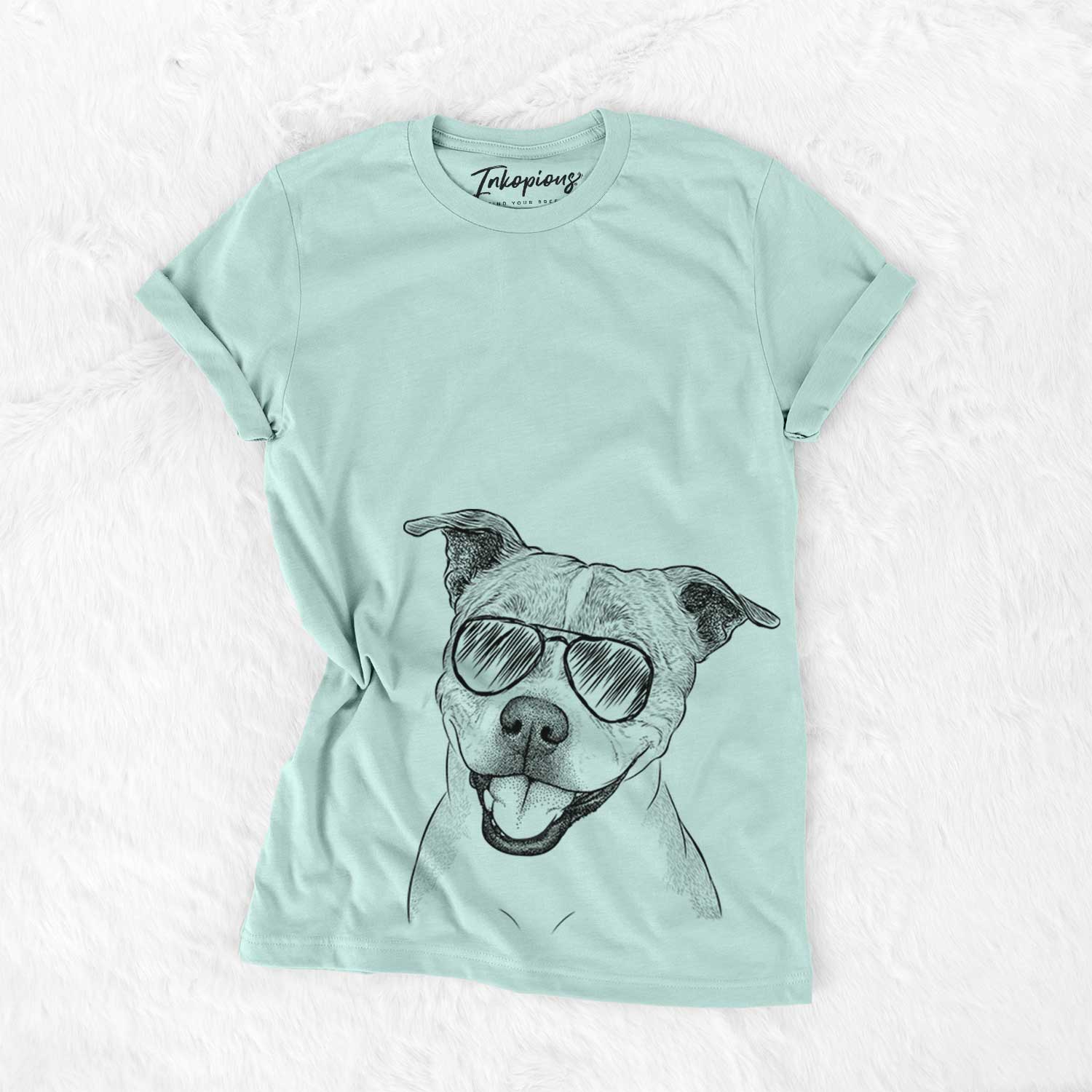 Aviator BrookLyn the Staffordshire Bull Terrier - Unisex Crewneck