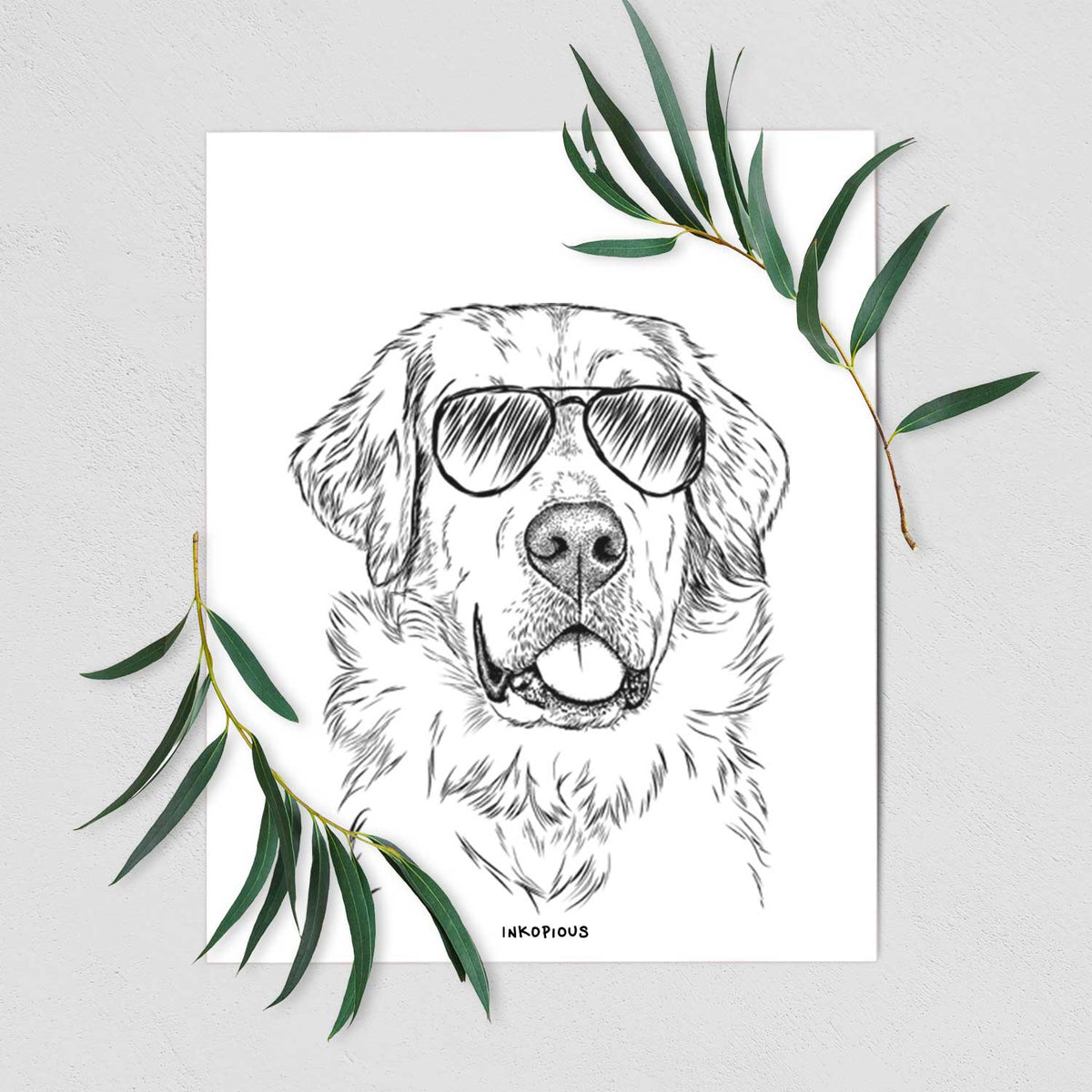 Brophy the Great Pyrenees Art Print