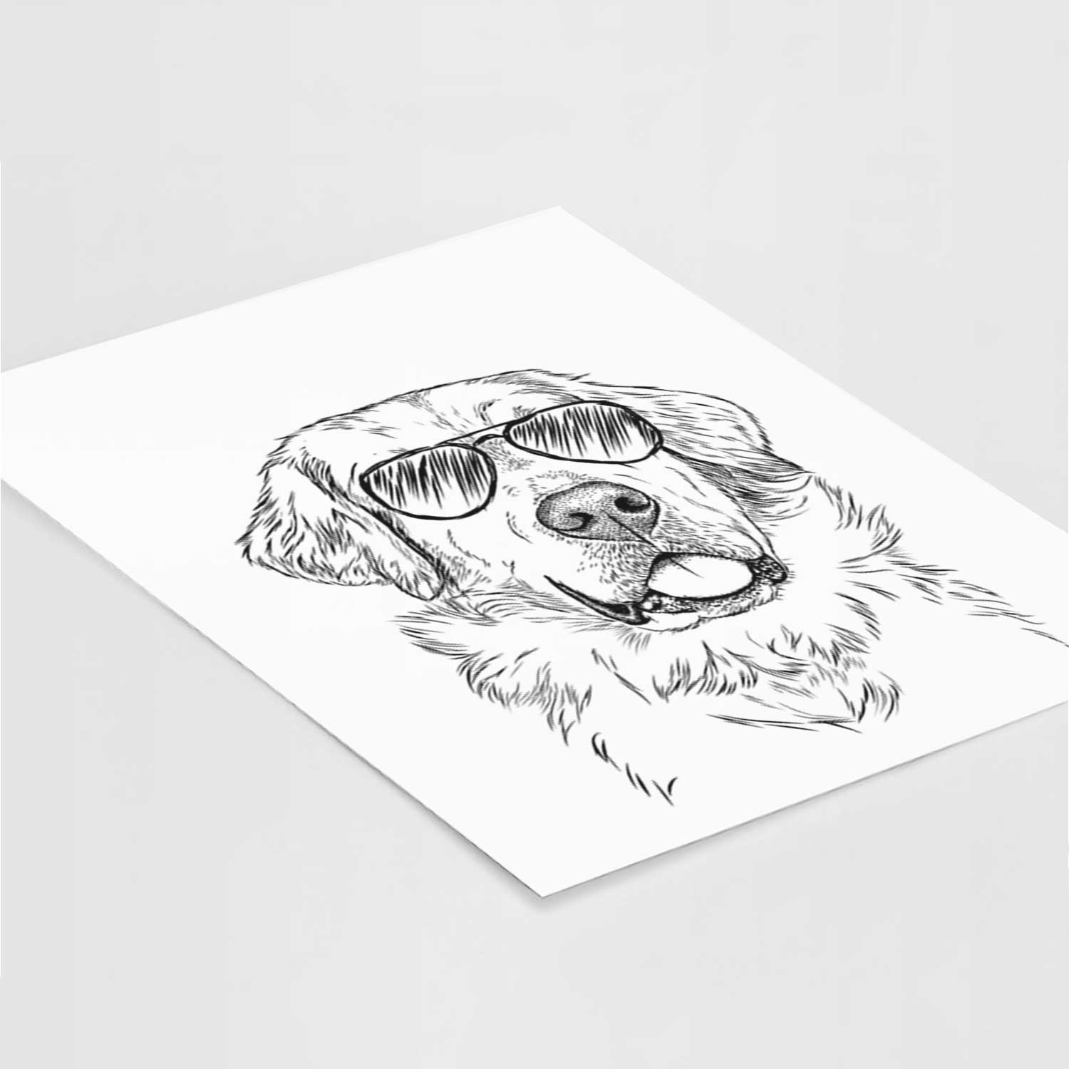 Brophy the Great Pyrenees Art Print