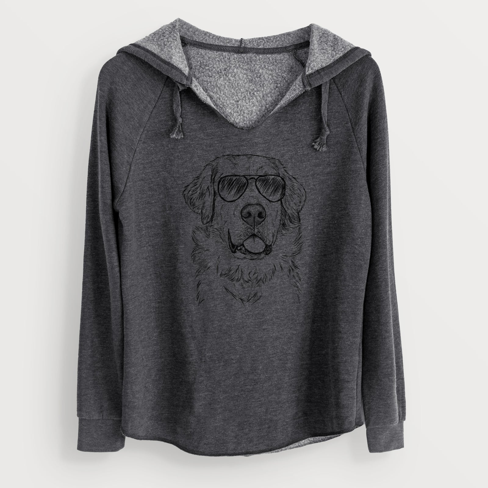 Aviator Brophy the Great Pyrenees - Cali Wave Hooded Sweatshirt