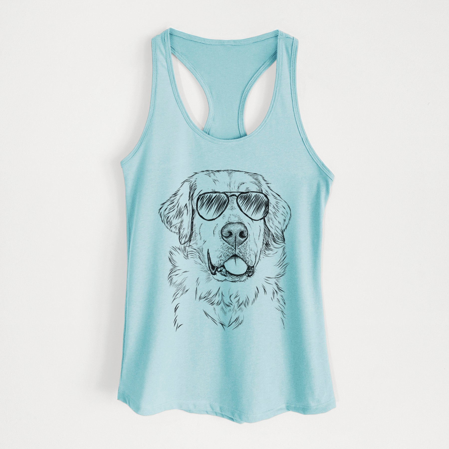 Brophy the Great Pyrenees - Women's Racerback Tanktop