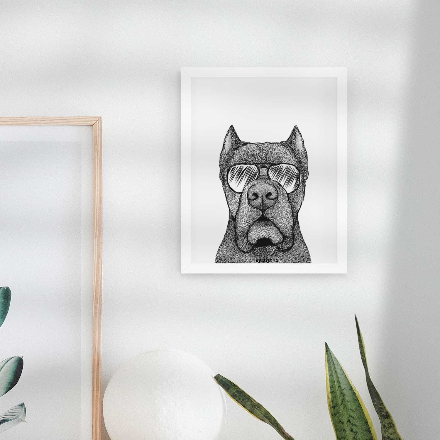 Bruno the Cane Corso Art Print