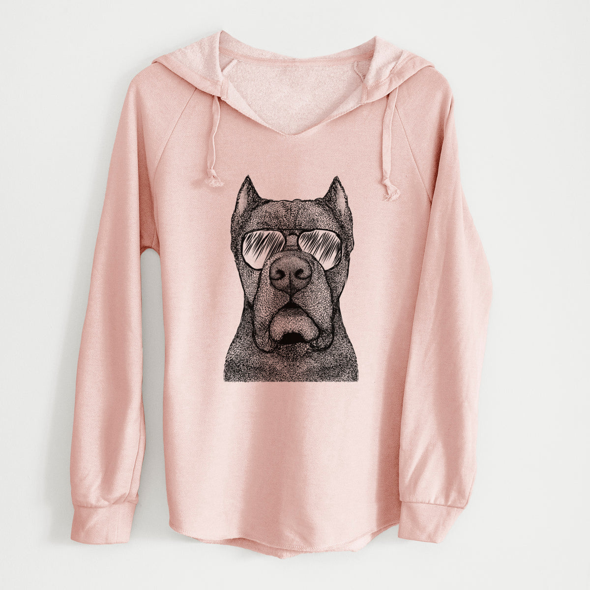 Aviator Bruno the Cane Corso - Cali Wave Hooded Sweatshirt