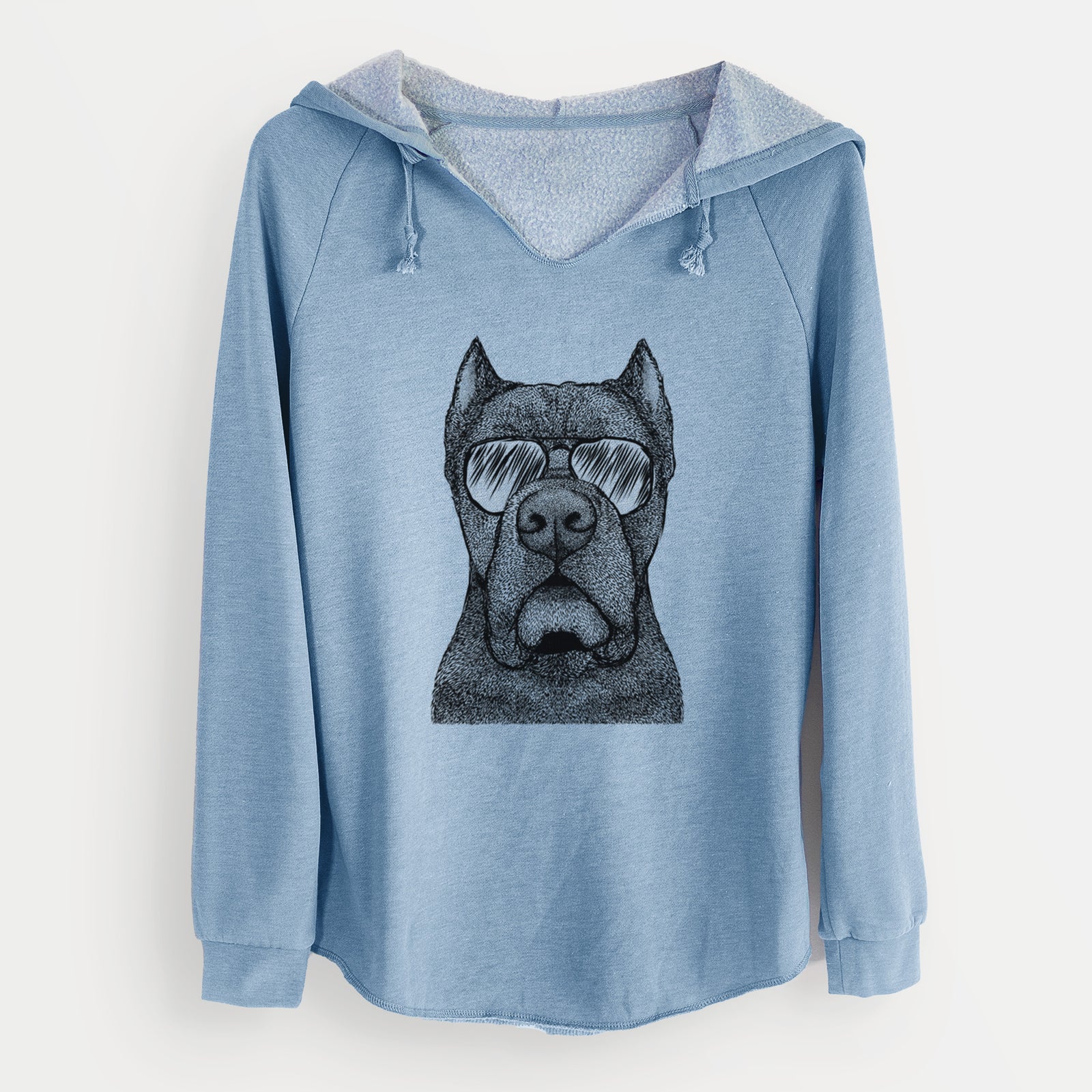 Aviator Bruno the Cane Corso - Cali Wave Hooded Sweatshirt