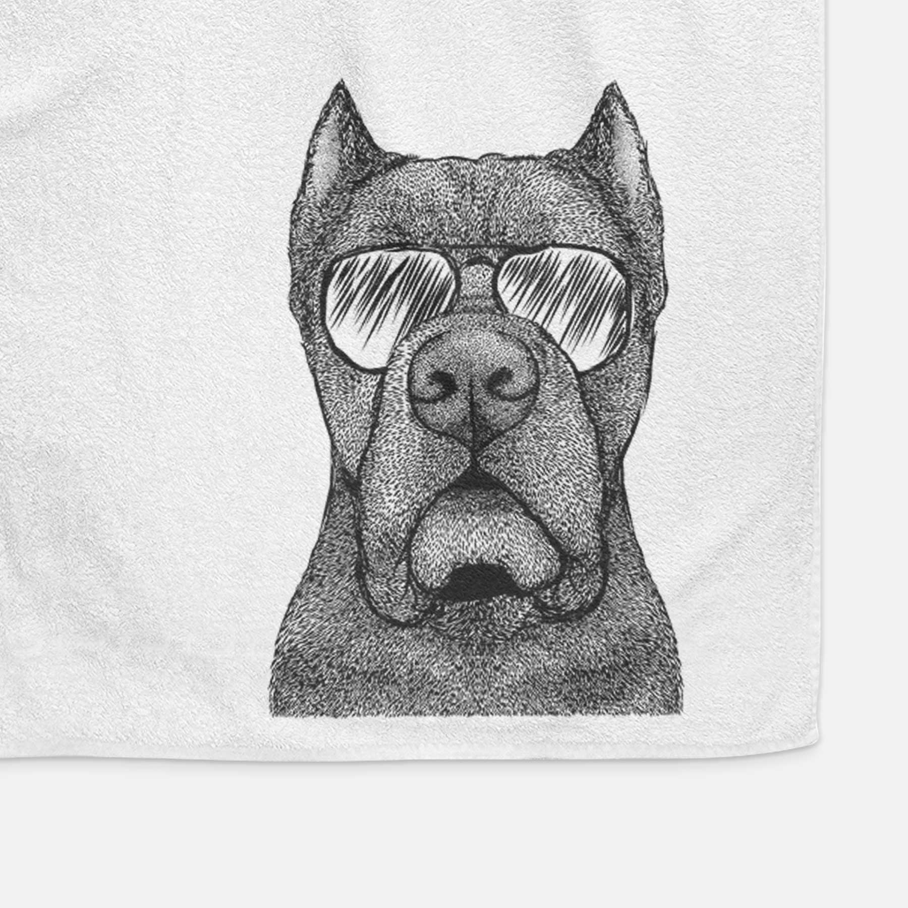 Bruno the Cane Corso Decorative Hand Towel