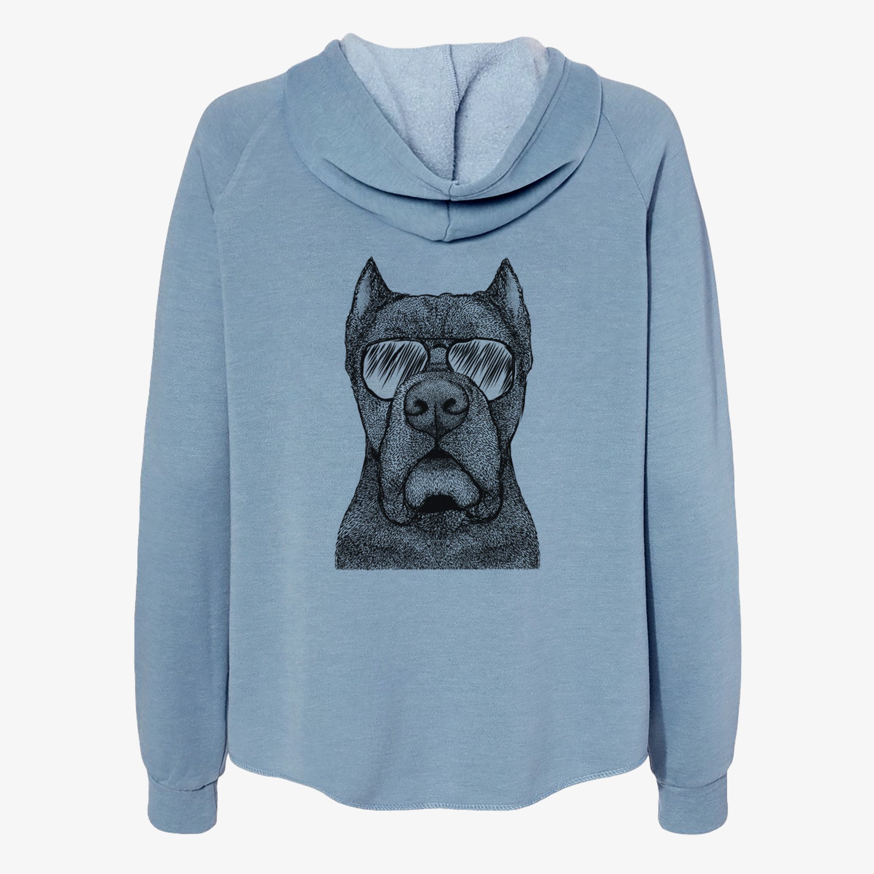 Bruno the Cane Corso - Women's Cali Wave Zip-Up Sweatshirt