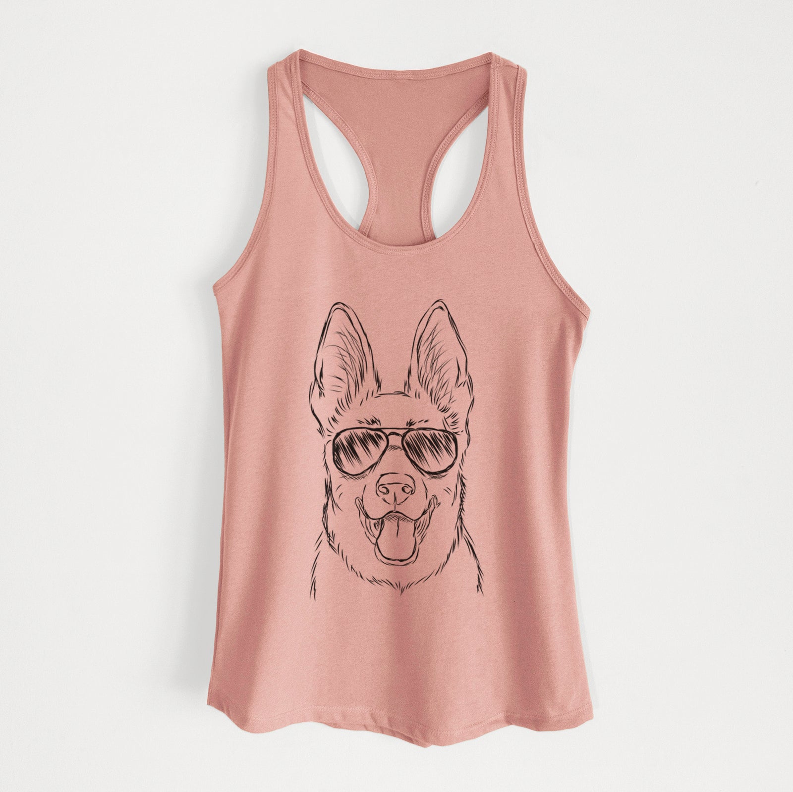 Brutus the German Shepherd - Women's Racerback Tanktop