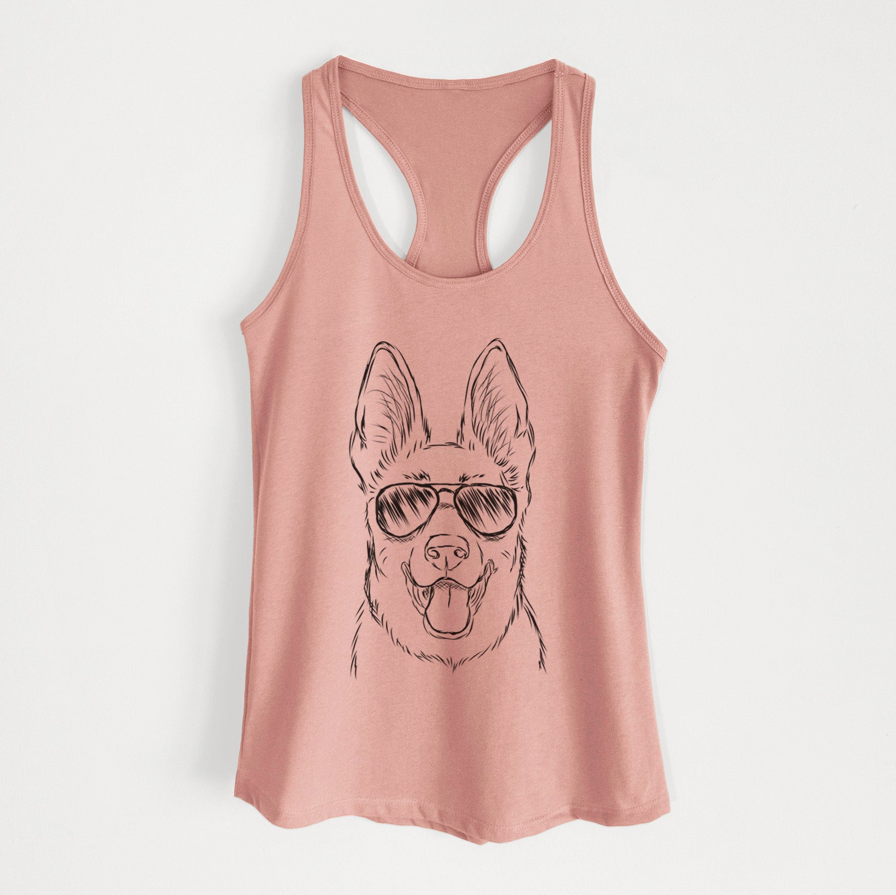 Brutus the German Shepherd - Women's Racerback Tanktop