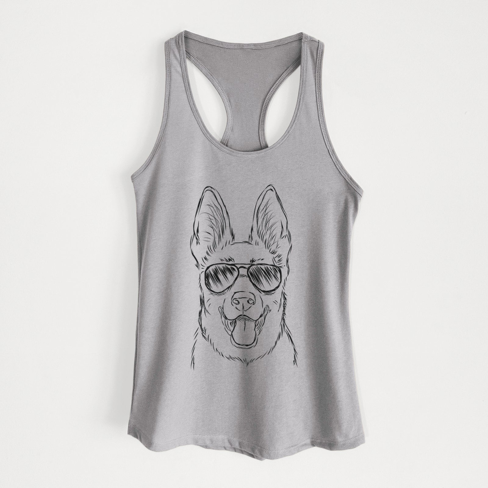 Brutus the German Shepherd - Women's Racerback Tanktop