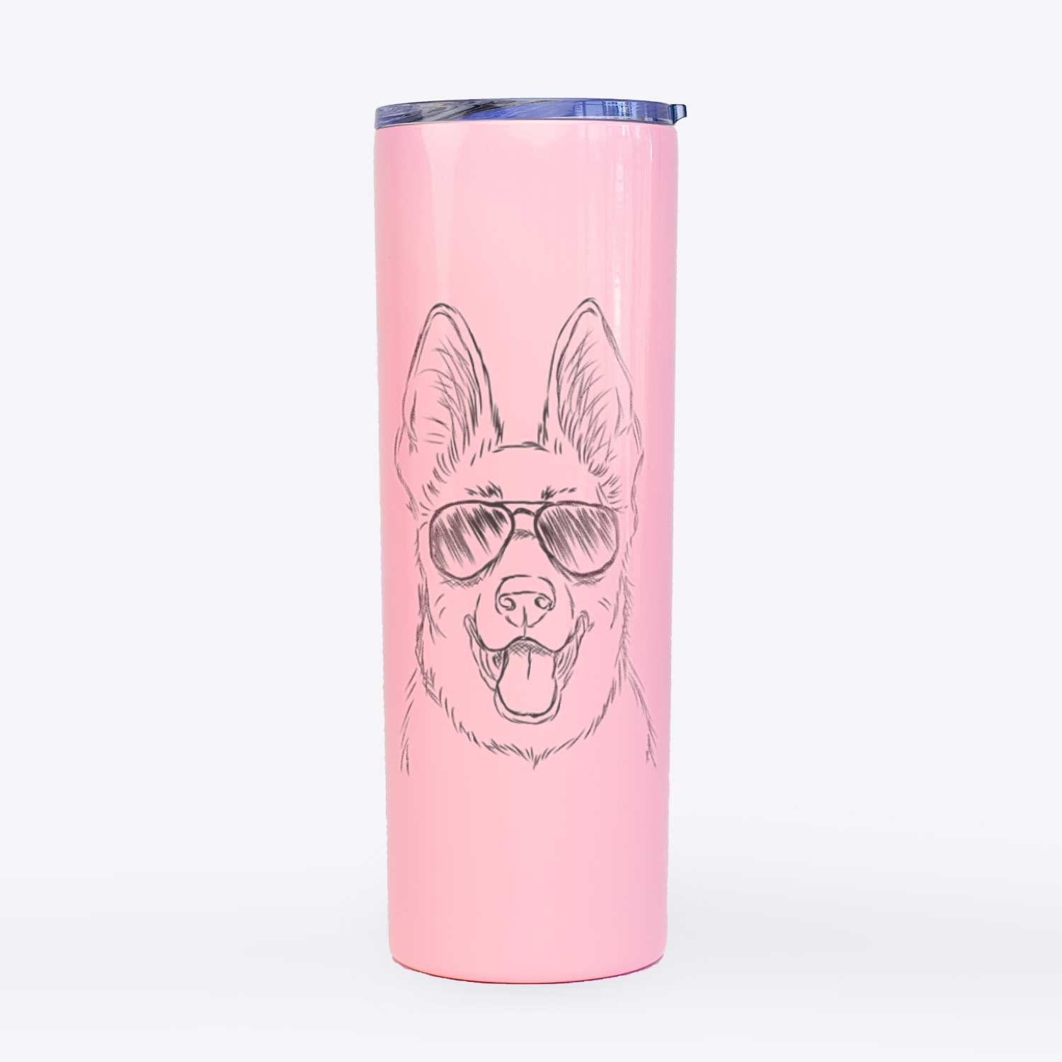 Brutus the German Shepherd - 20oz Skinny Tumbler