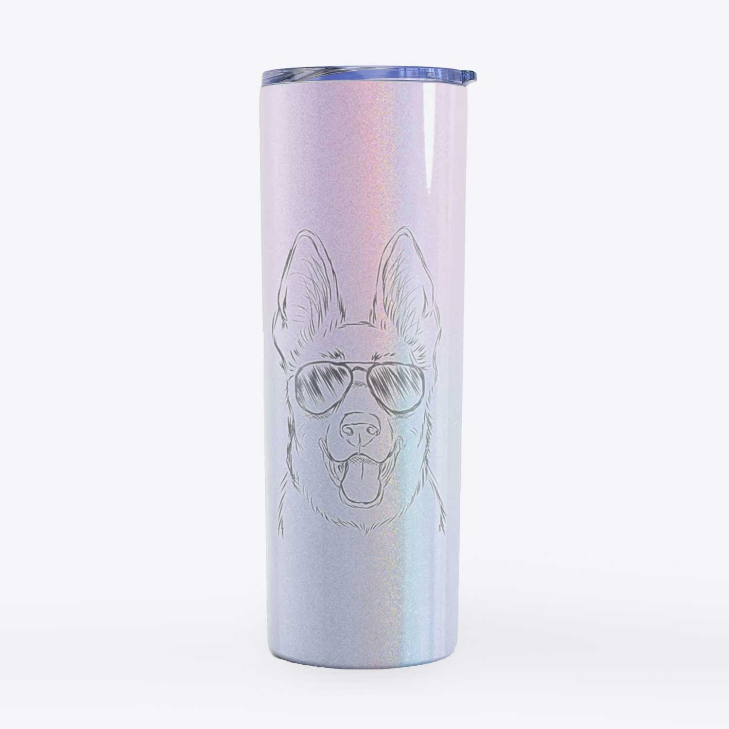 Brutus the German Shepherd - 20oz Skinny Tumbler