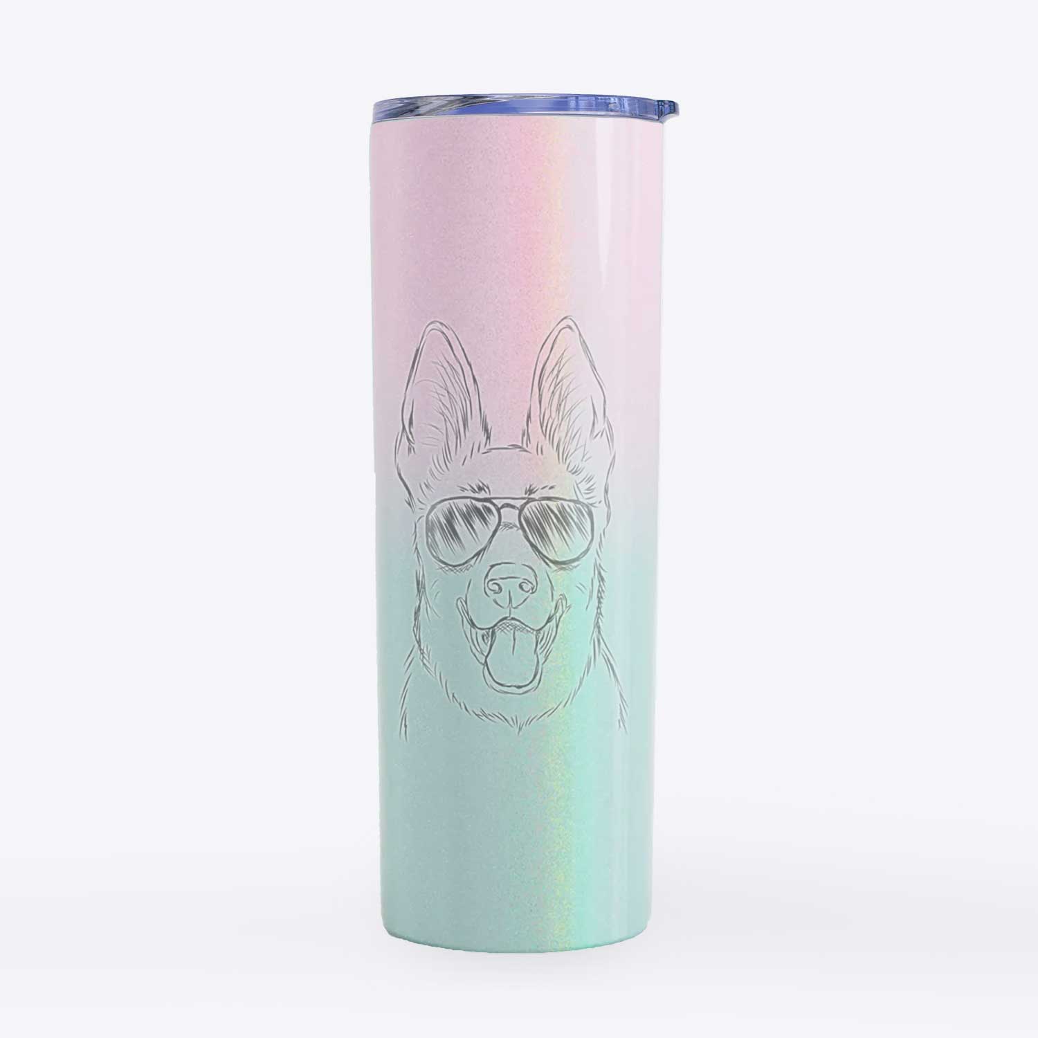 Brutus the German Shepherd - 20oz Skinny Tumbler